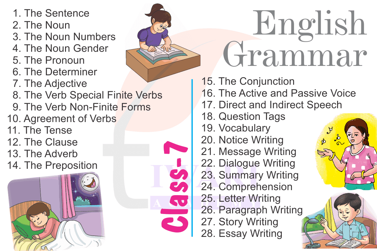 Class 7 English Grammar Book