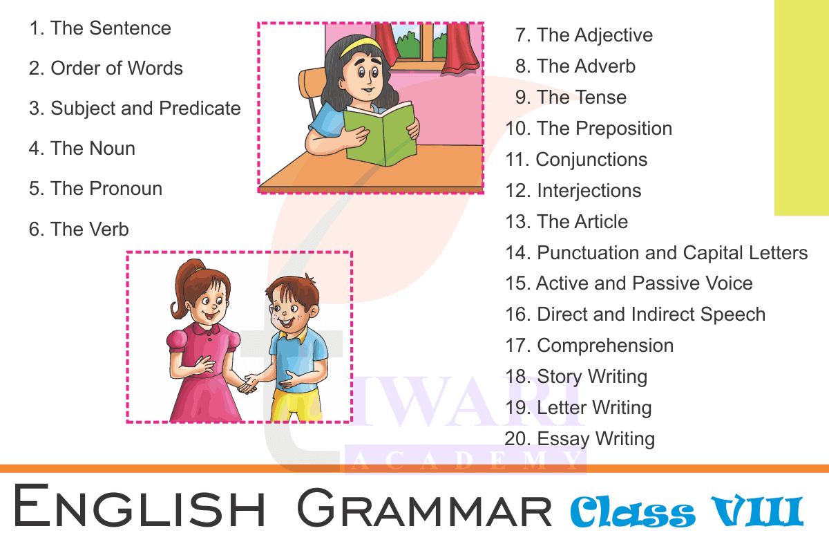Class 8 English Grammar Chapters