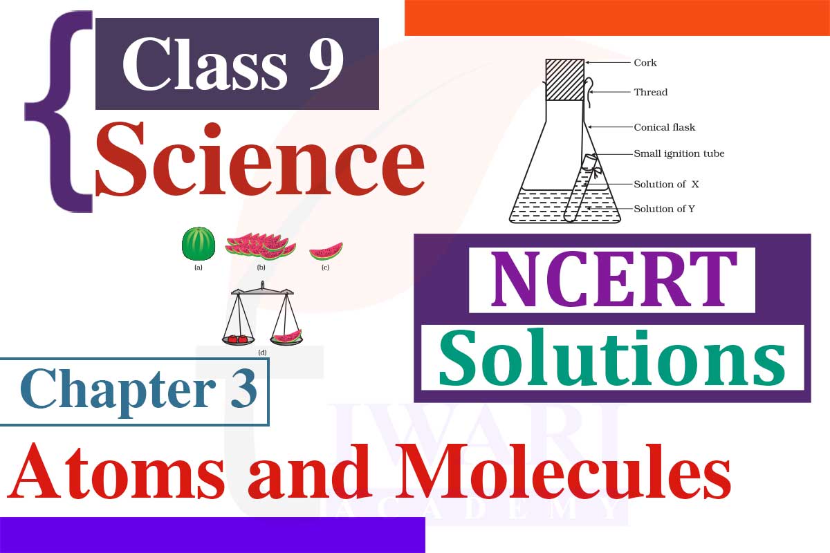 Class 9 Science Chapter 3 Atoms and Molecules