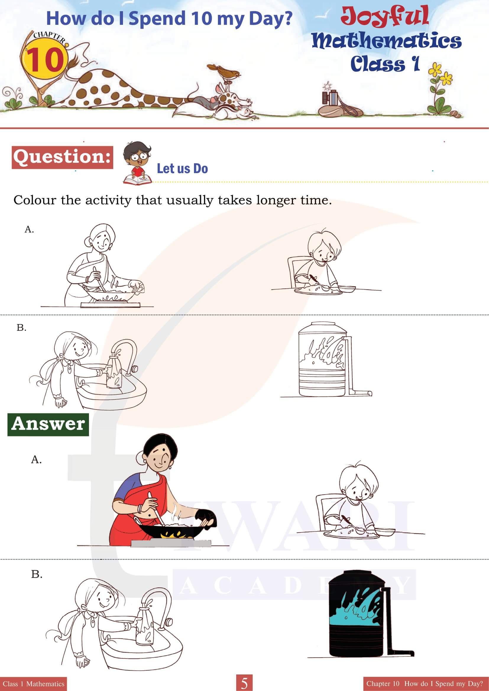 Class 1 Maths Joyful Chapter 10 Free guide