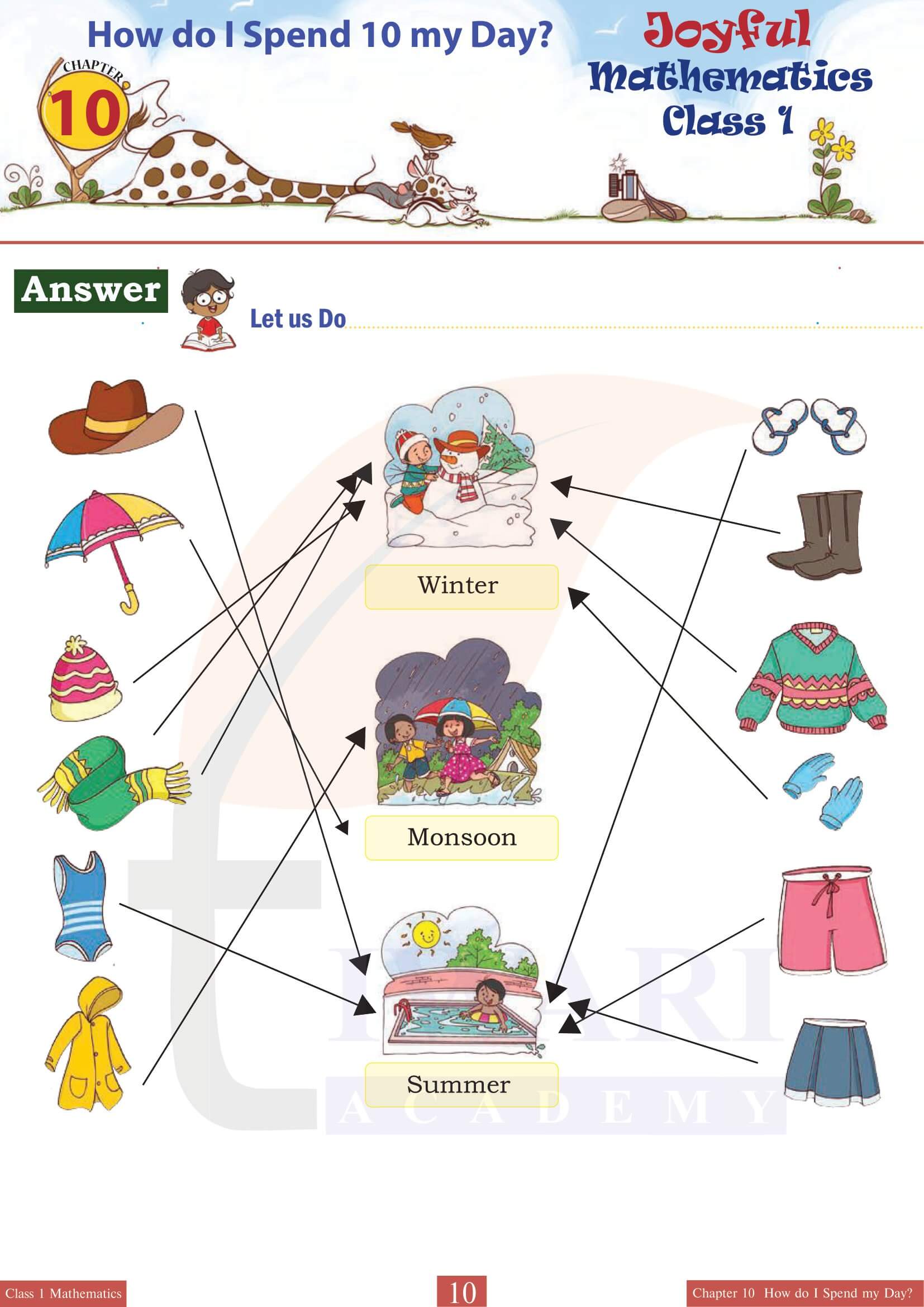 Class 1 Maths Joyful Chapter 10 Free guide in English