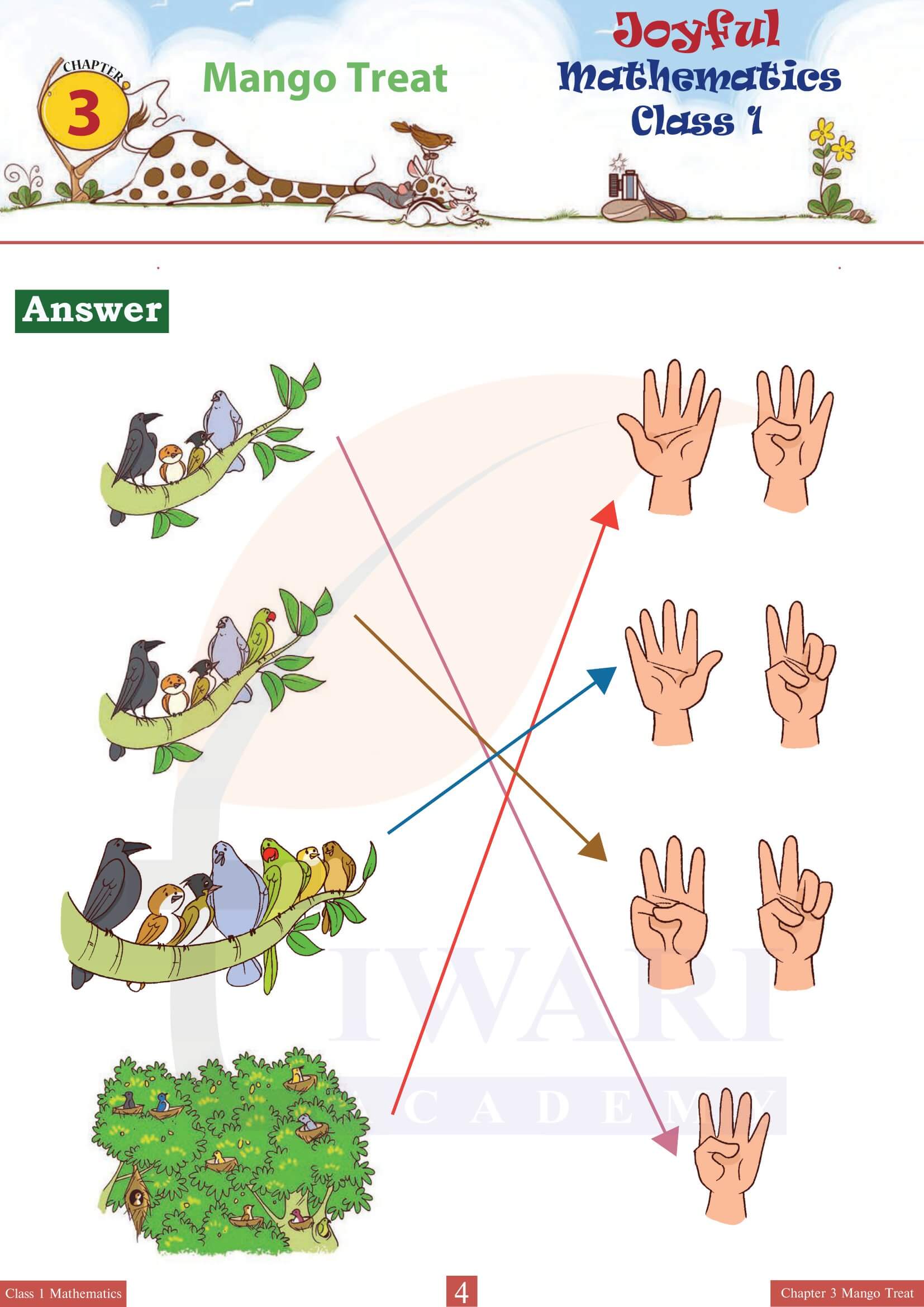 Class 1 Maths Joyful Chapter 3