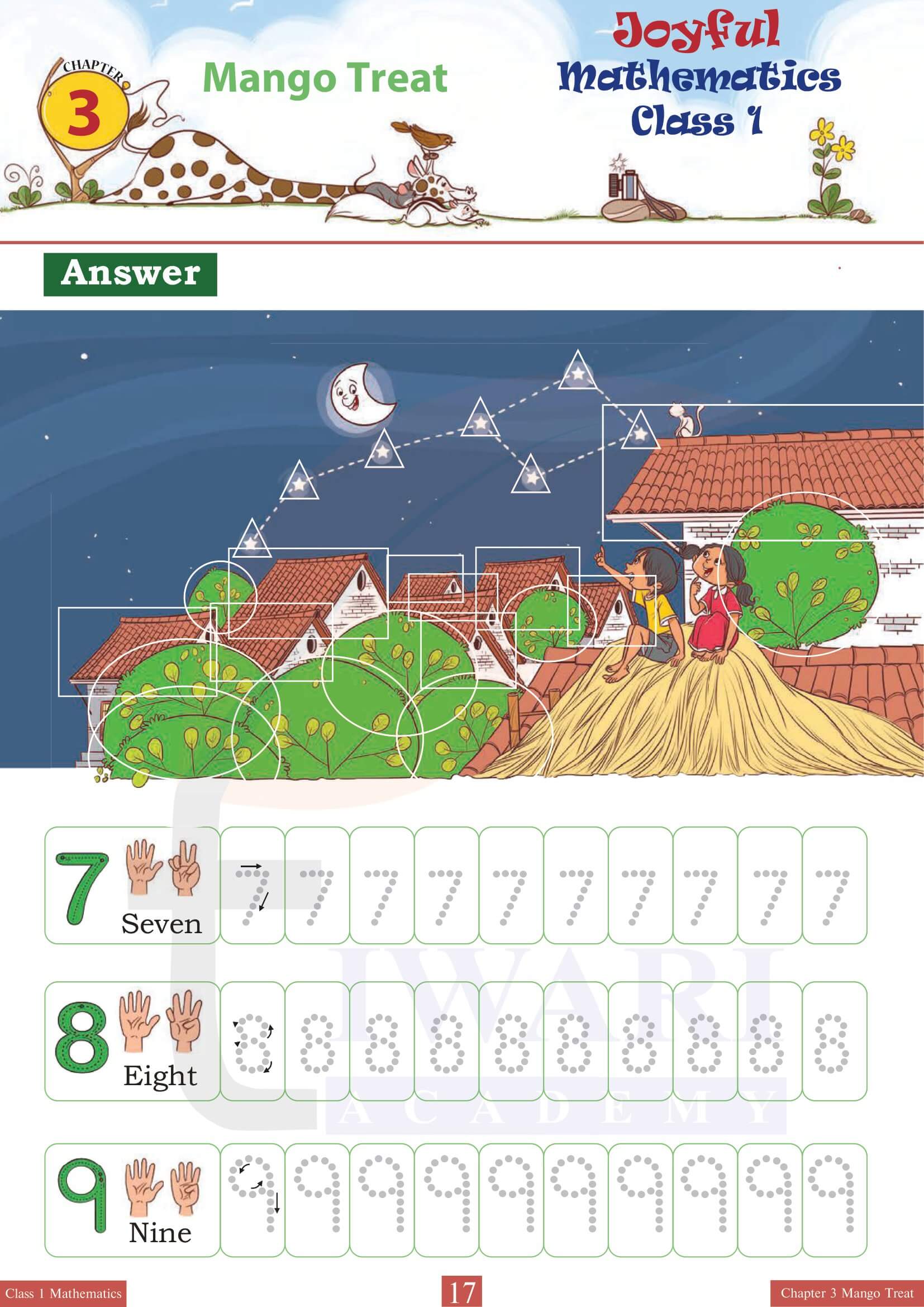 Class 1 Maths Joyful Chapter 3 All Boards