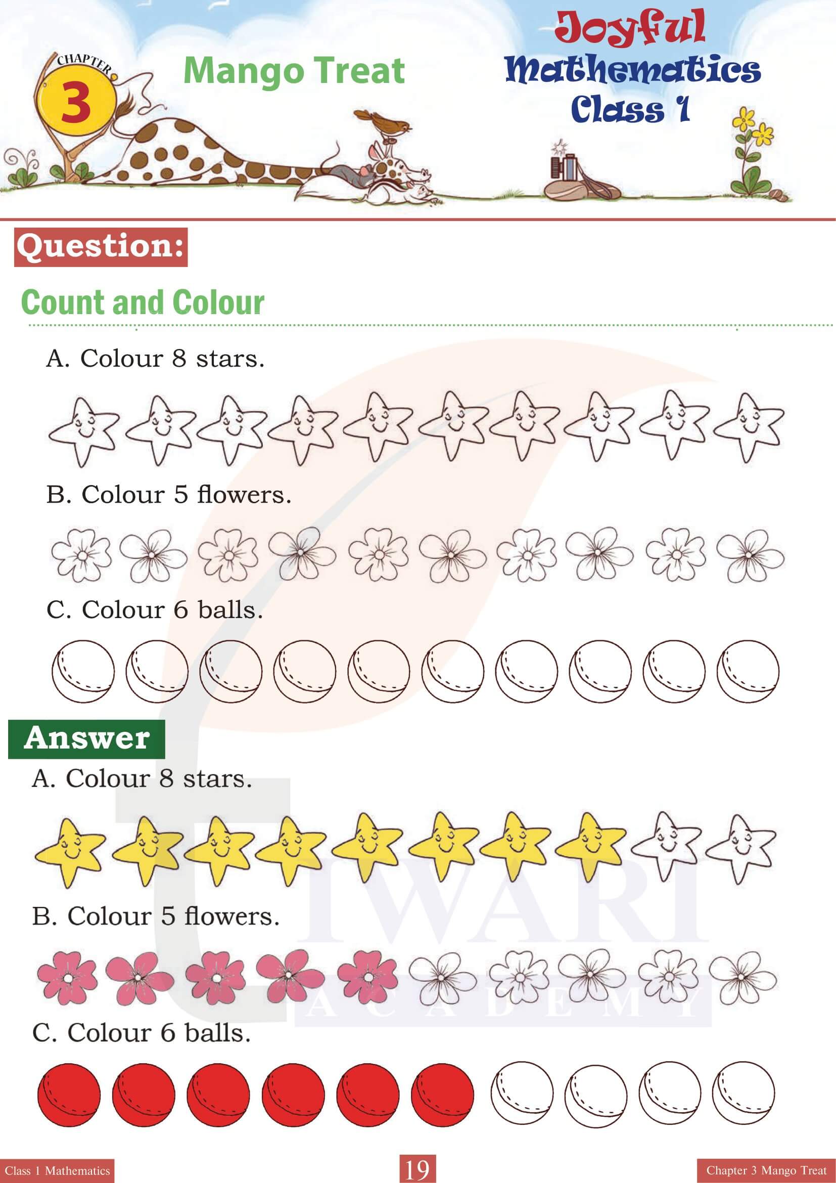 Class 1 Joyful Mathematics Chapter 3 Answers