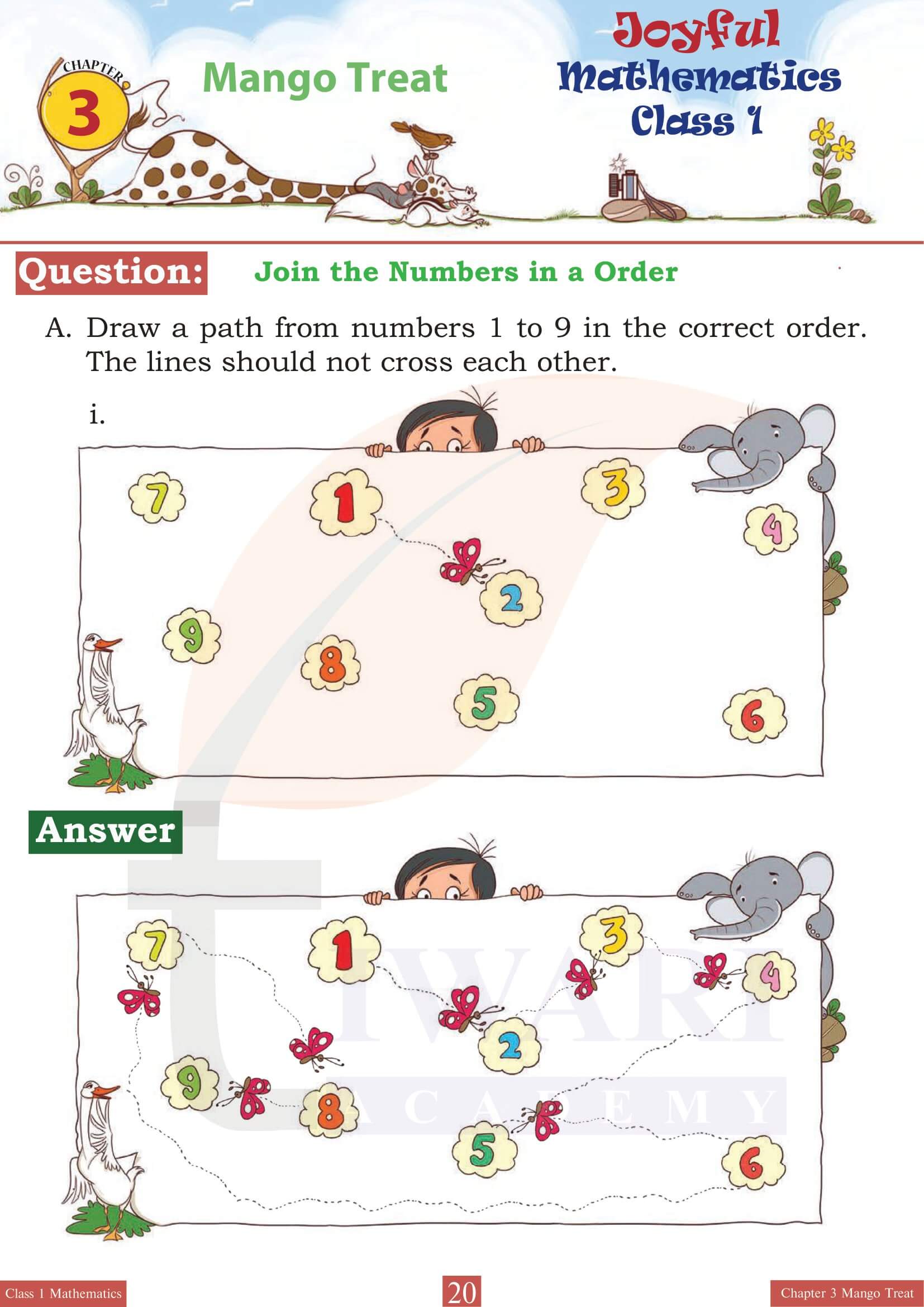 Class 1 Joyful Mathematics Chapter 3 Question Answers