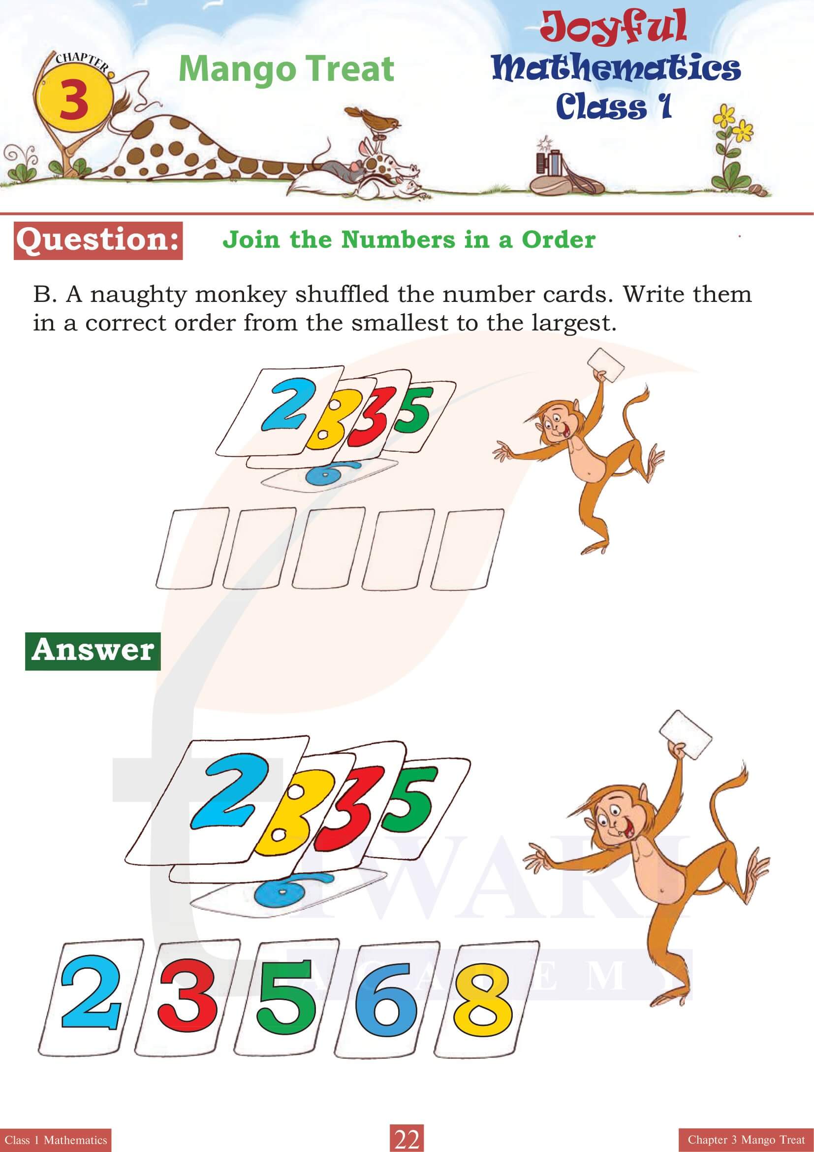 Class 1 Joyful Mathematics Chapter 3 Assignments