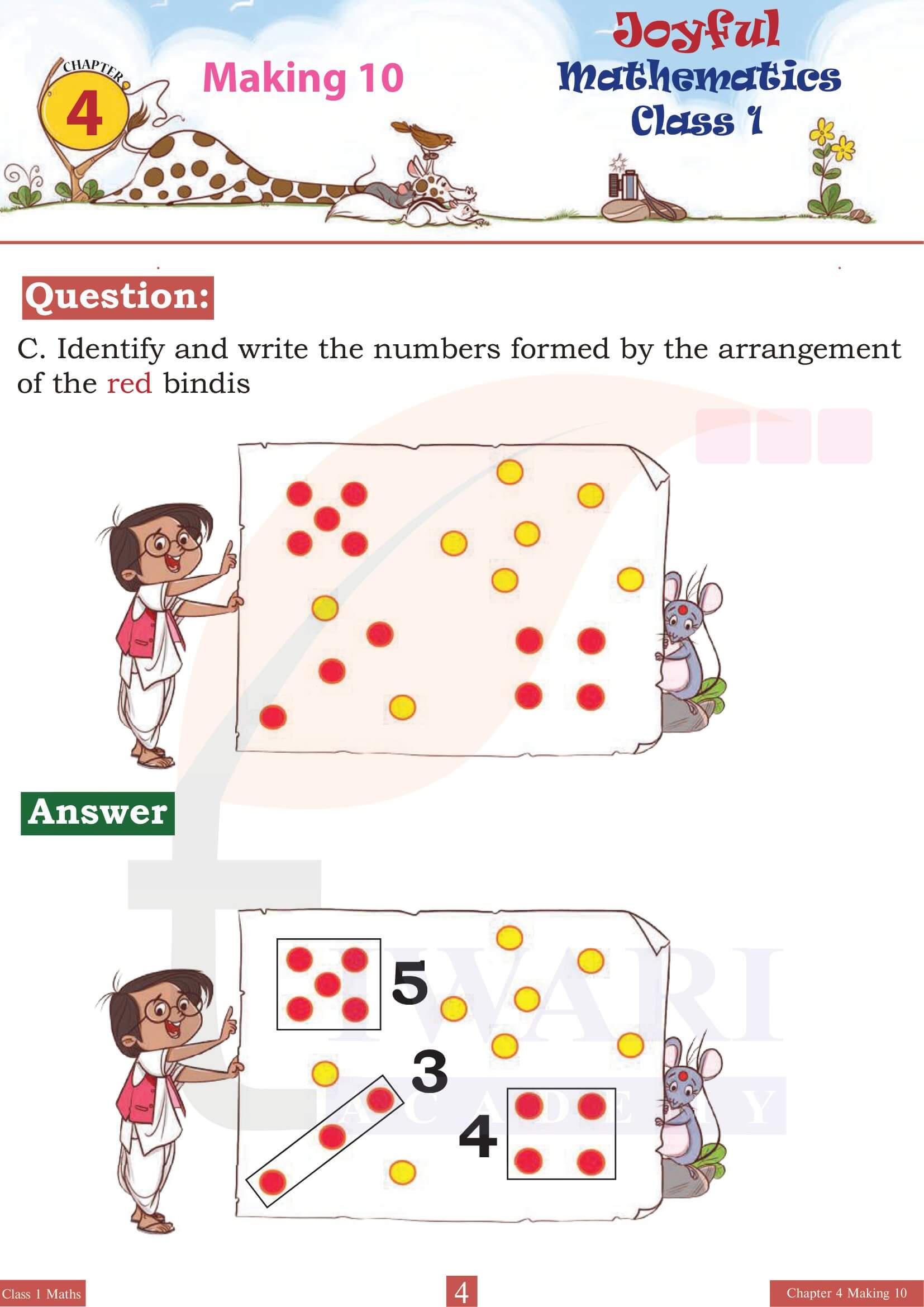 Class 1 Maths Joyful Chapter 4