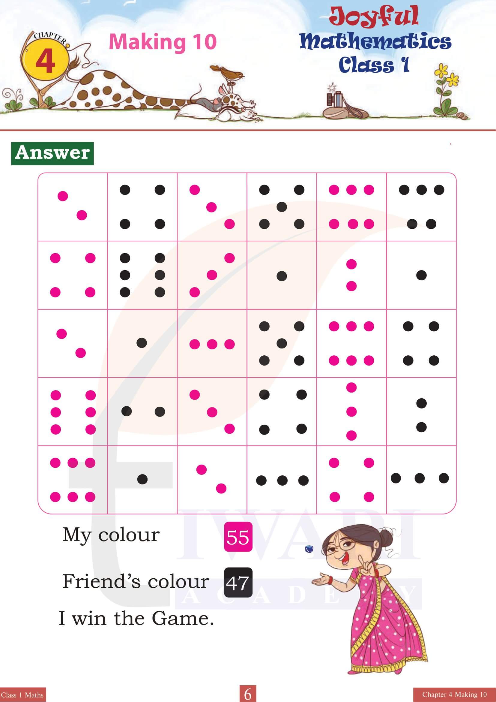 Class 1 Maths Joyful Chapter 4 updated for new session