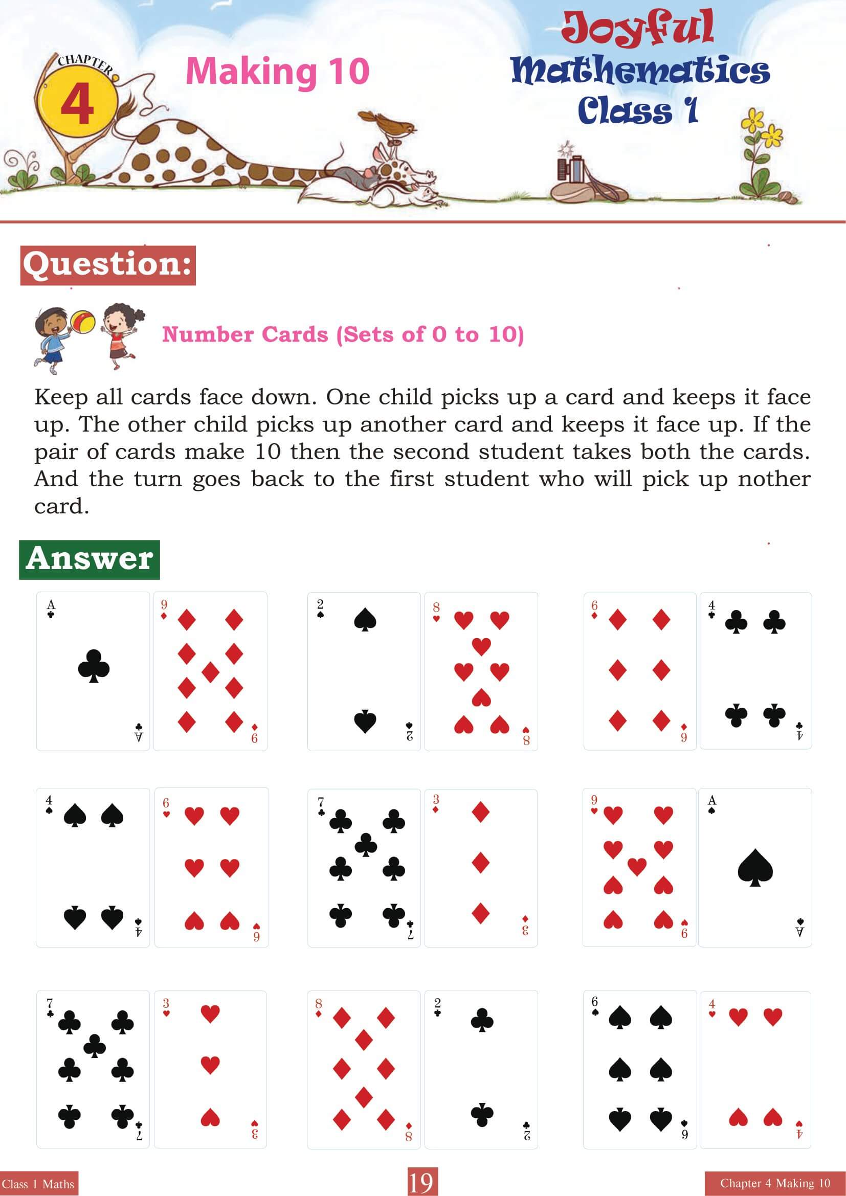 Class 1 Joyful Maths Chapter 4