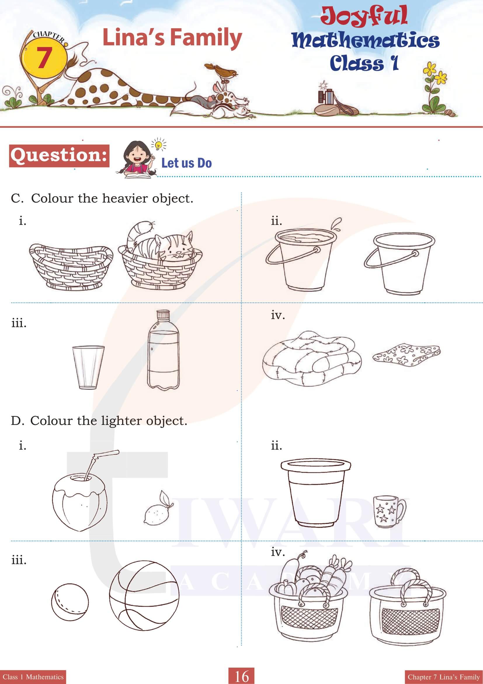 Class 1 Joyful Maths Chapter 7 Answers