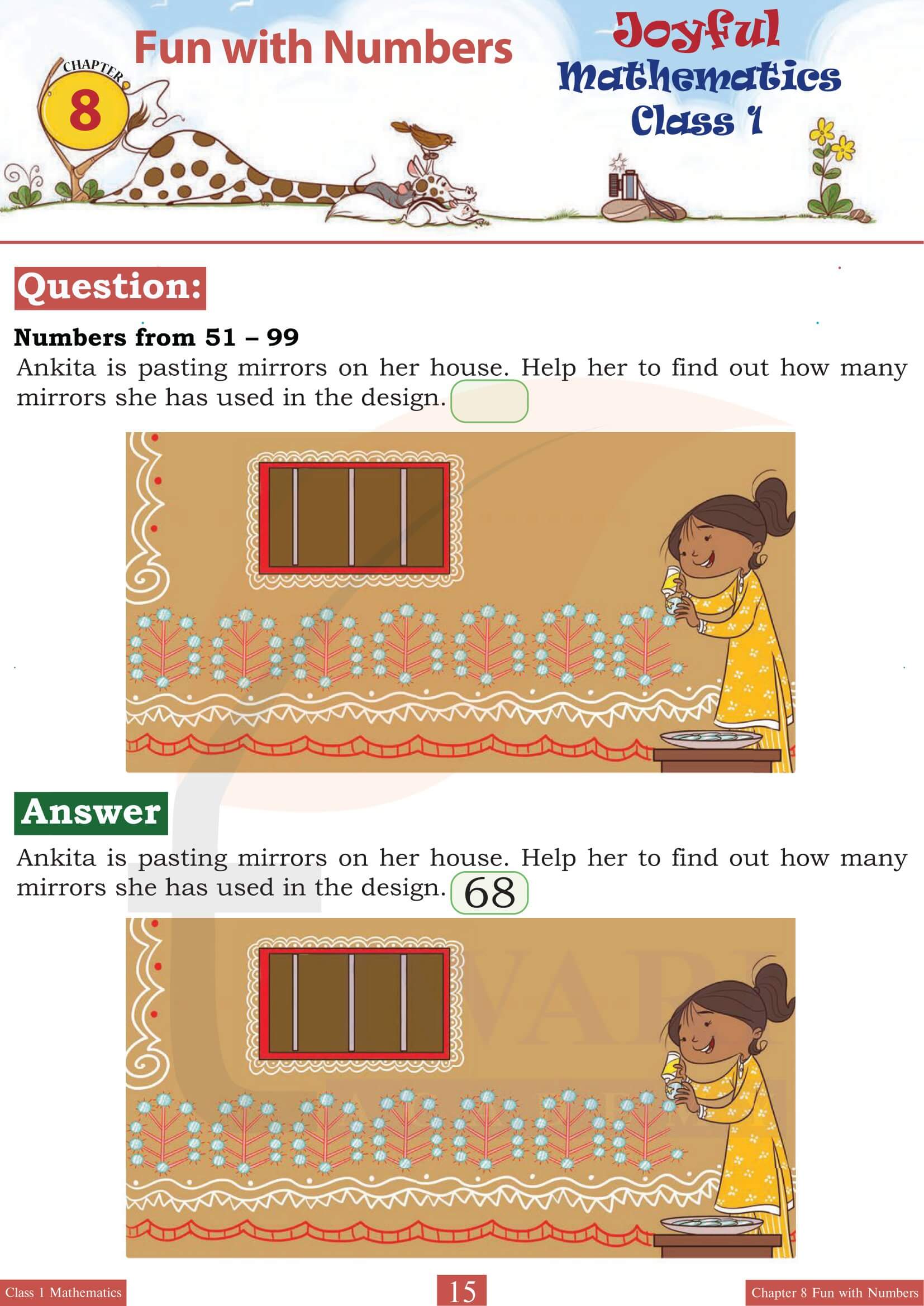 Class 1 Maths Joyful Chapter 8 Composition