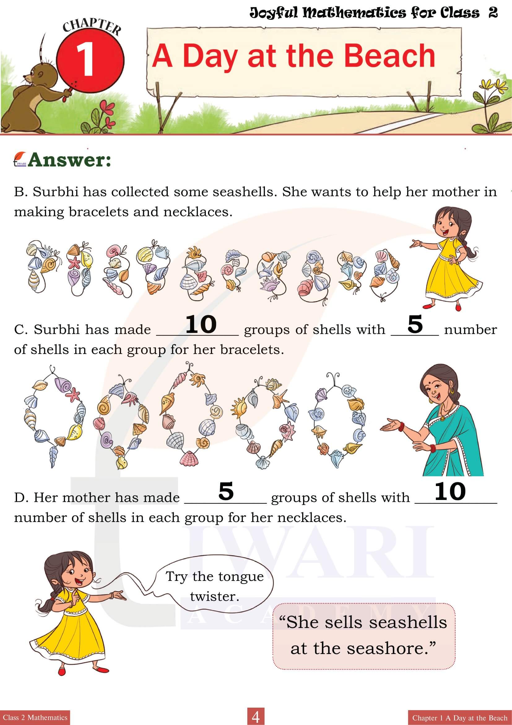 NCERT Solutions for Class 2 Maths Chapter 1 in English Medium