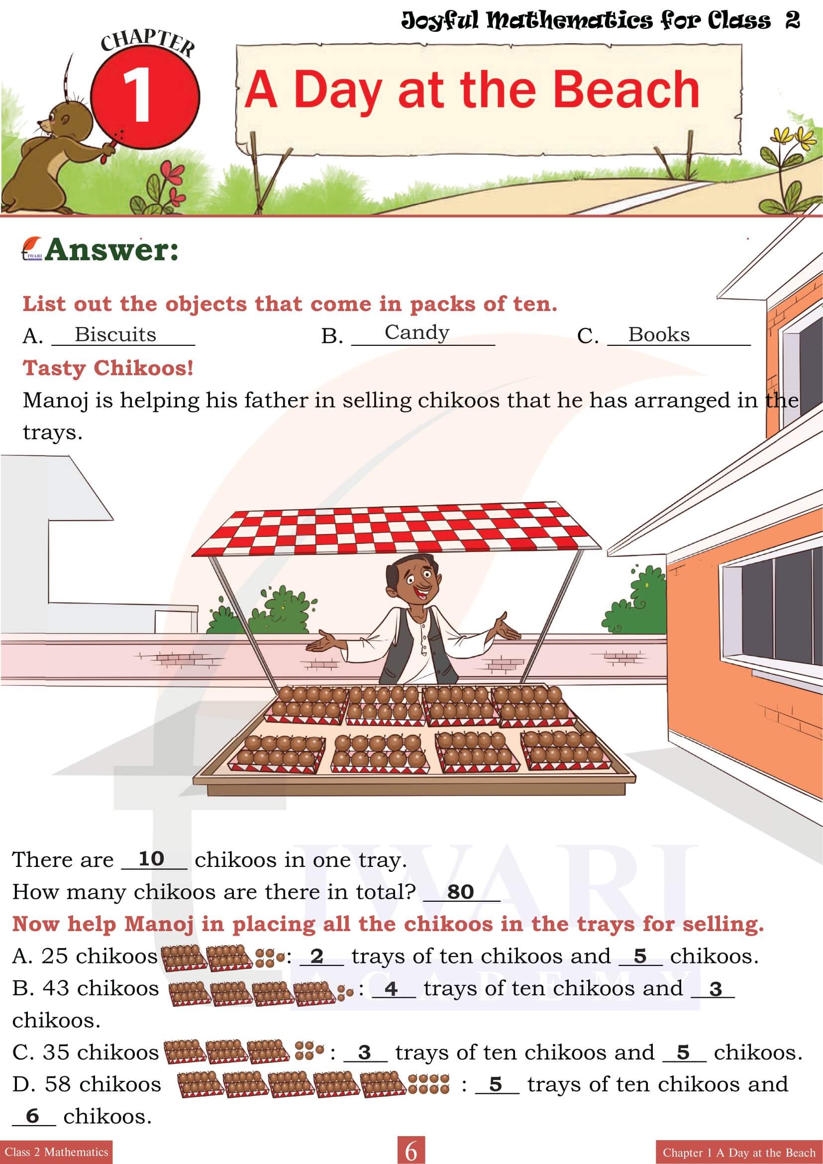 NCERT Solutions for Class 2 Maths Chapter 1 Assignments