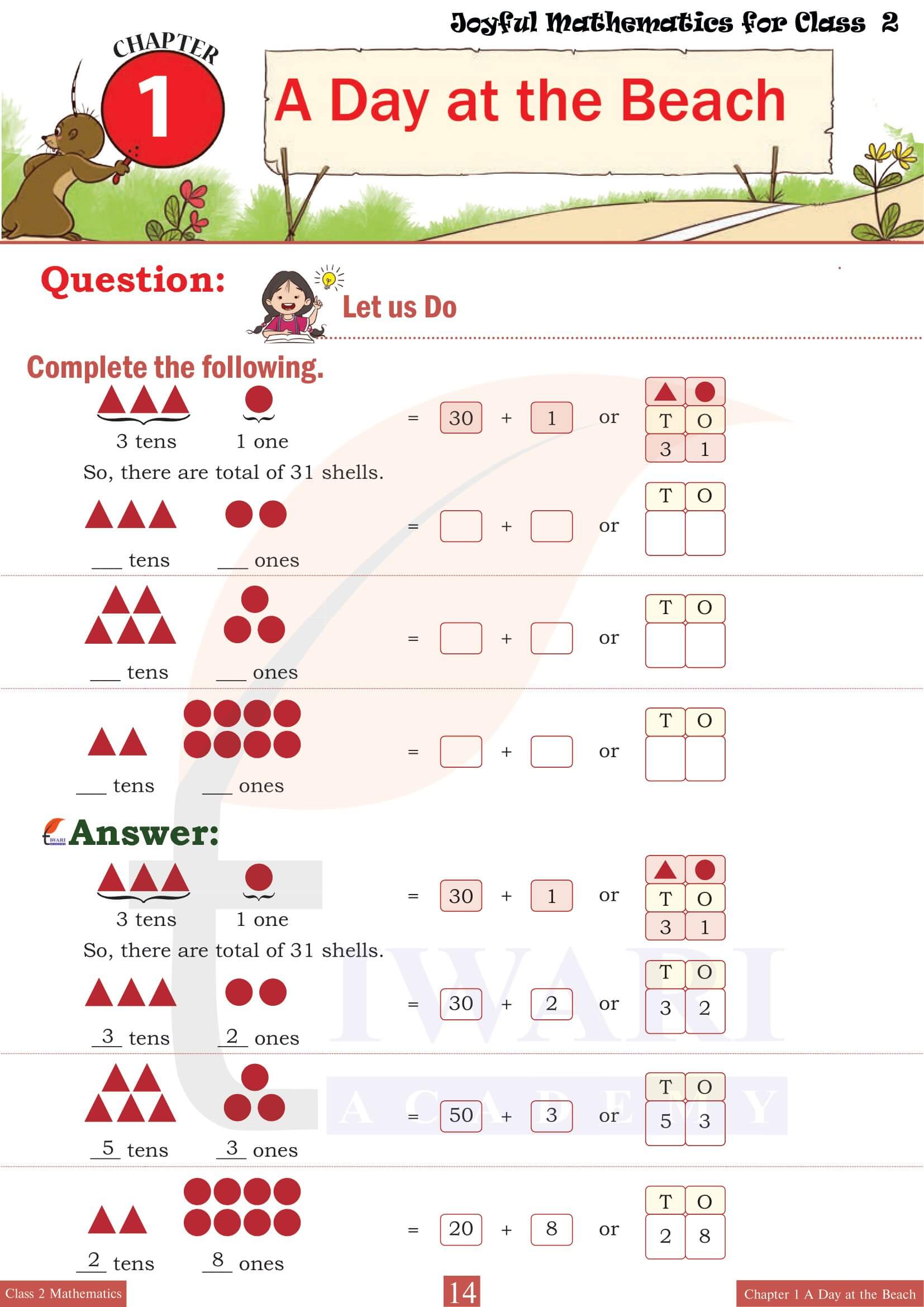 Class 2 Maths Chapter 1 solution