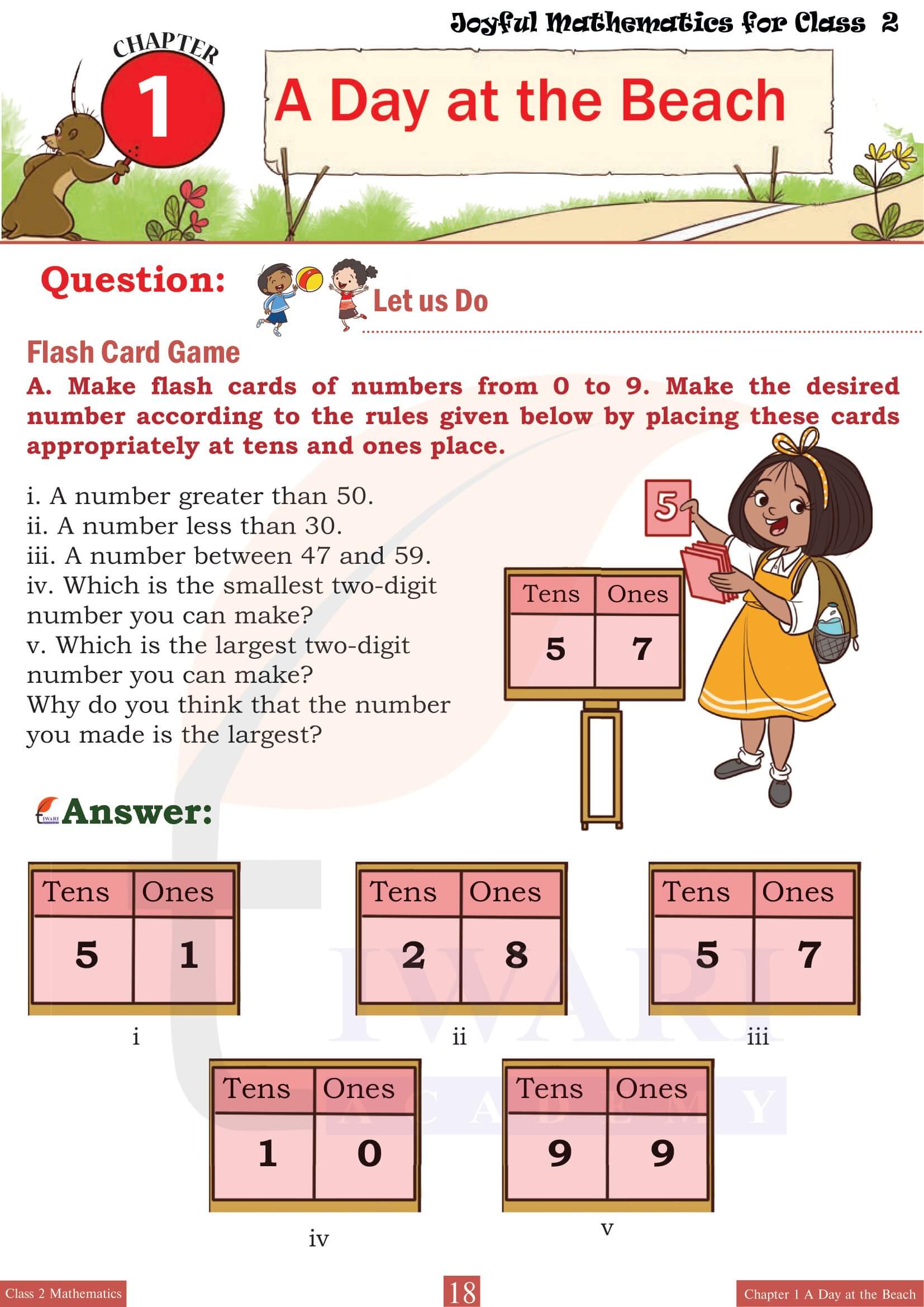 Class 2 Maths Chapter 1 Answers in English