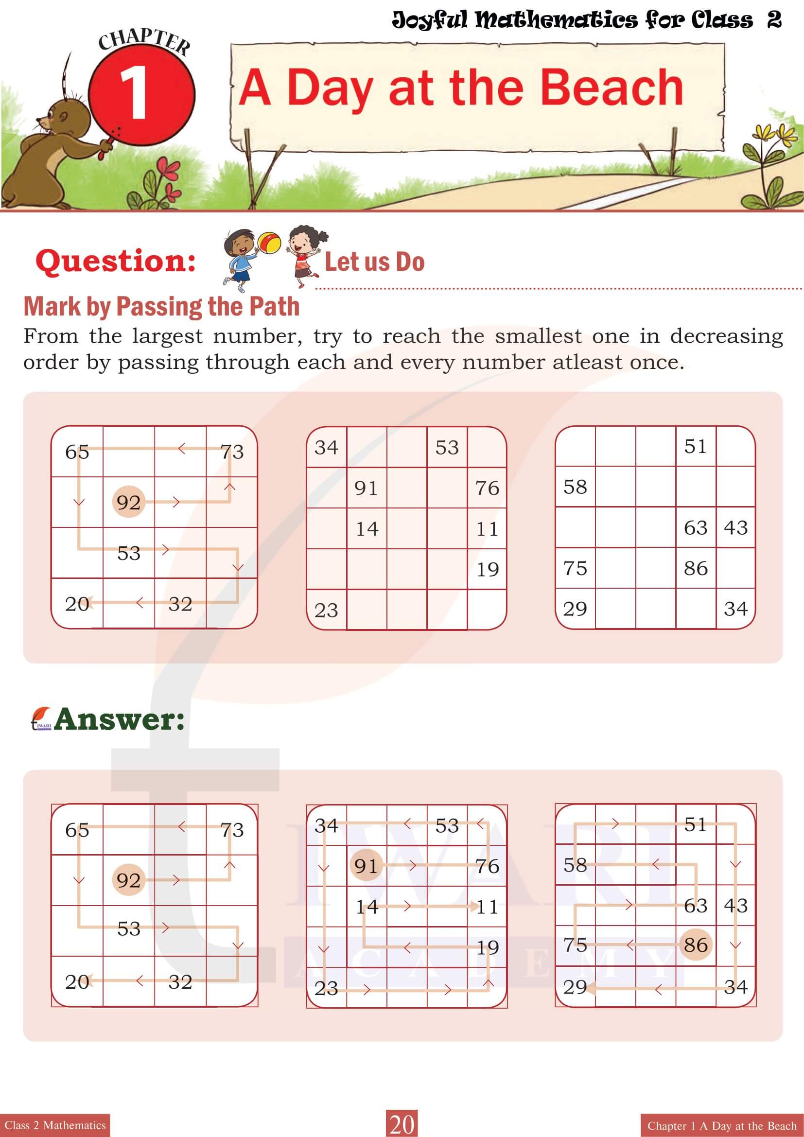 Class 2 Maths Chapter 1 Guide in English