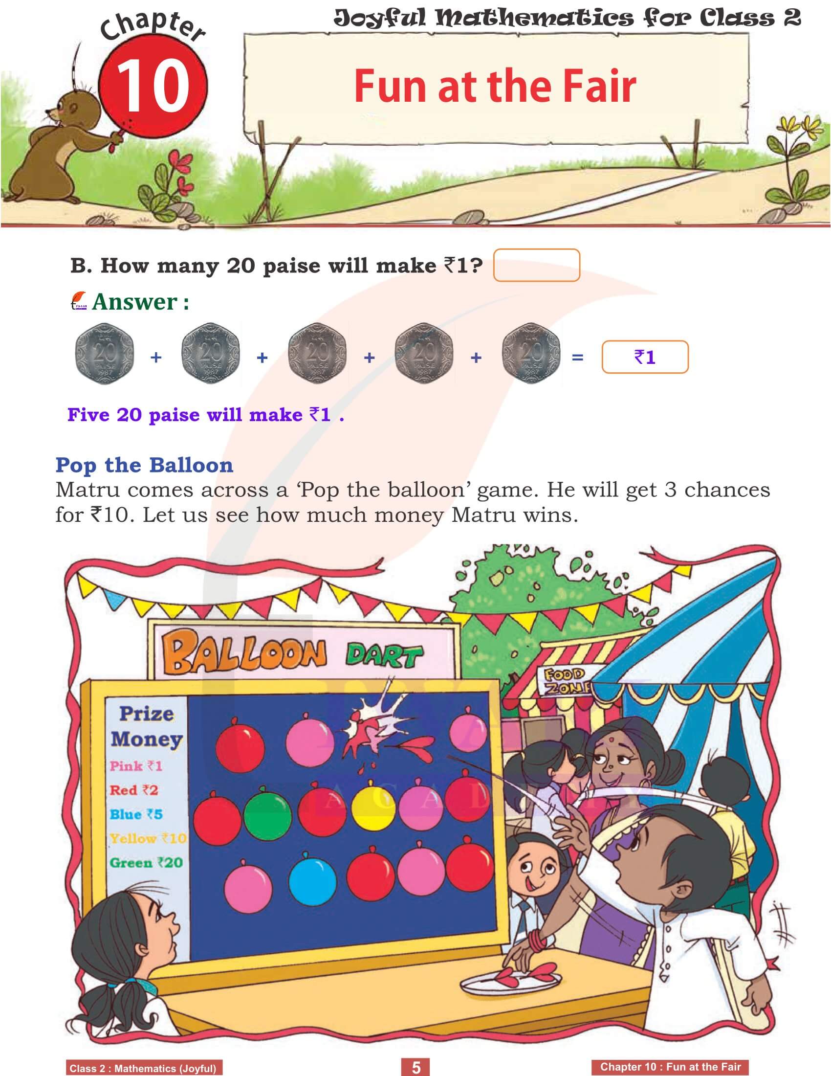 NCERT Solutions for Class 2 Joyful Maths Chapter 10 Guide