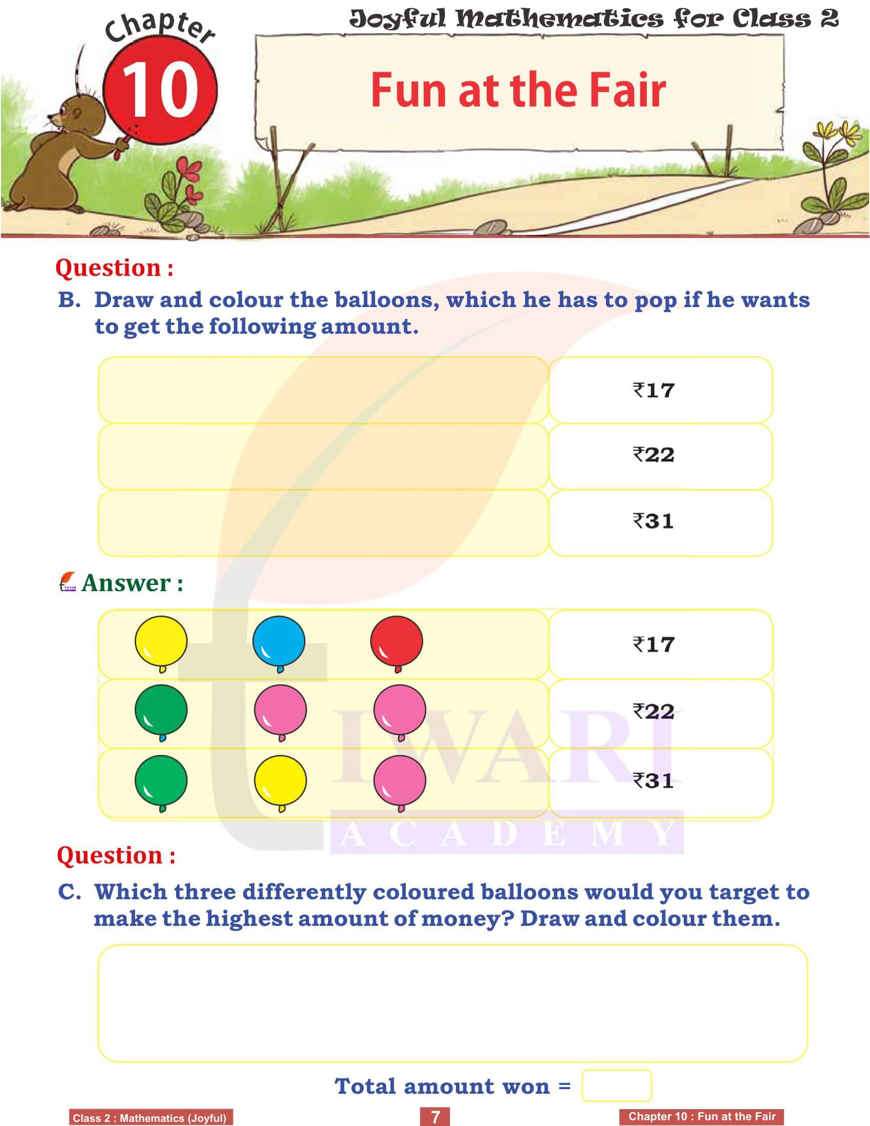 Class 2 Joyful Maths Chapter 10