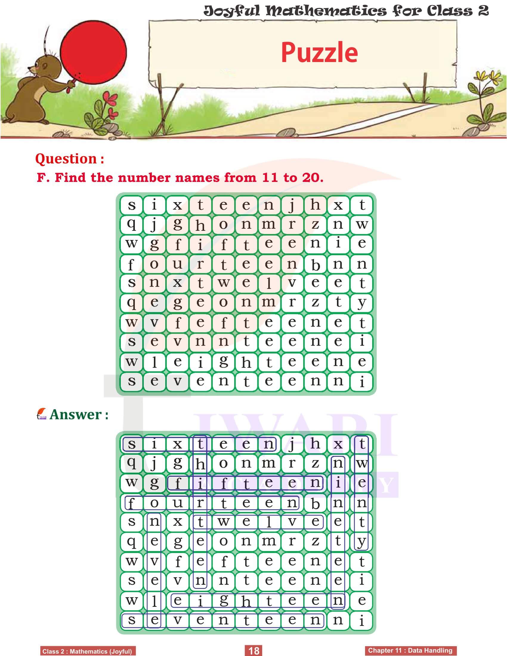 Class 2 Maths Chapter 11 Question Answer