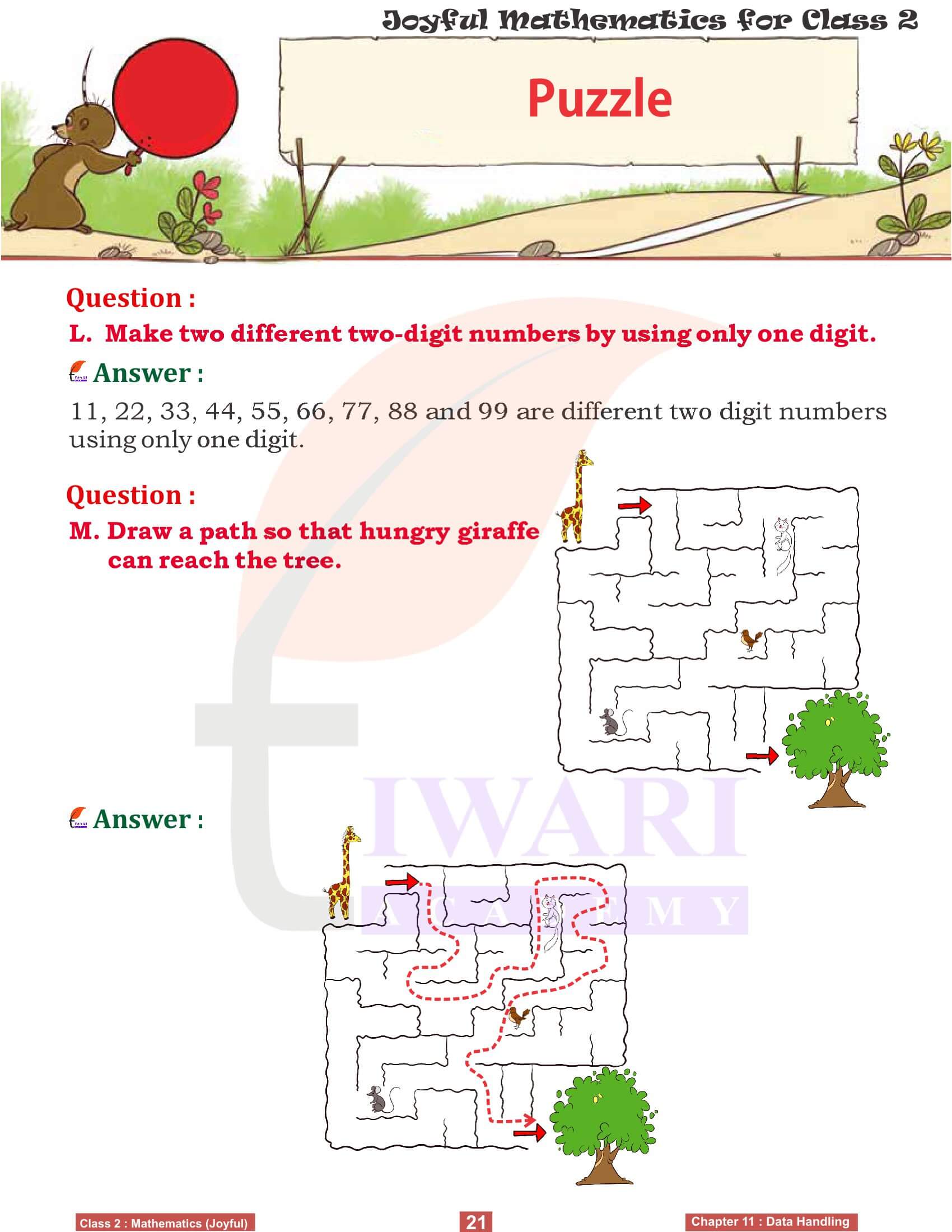 Class 2 Maths Chapter 11 Exercise solution