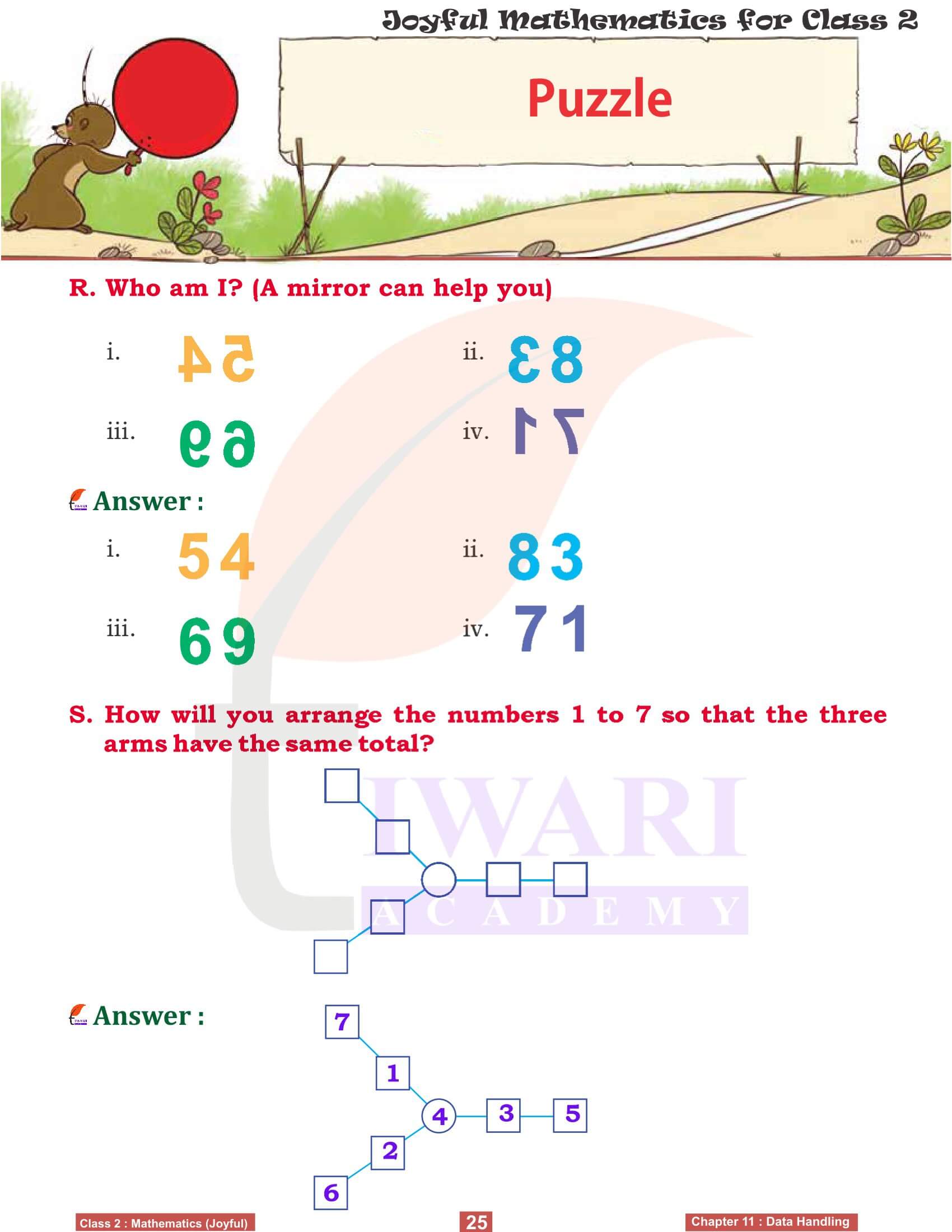 Class 2 Maths Chapter 11 Revision questions