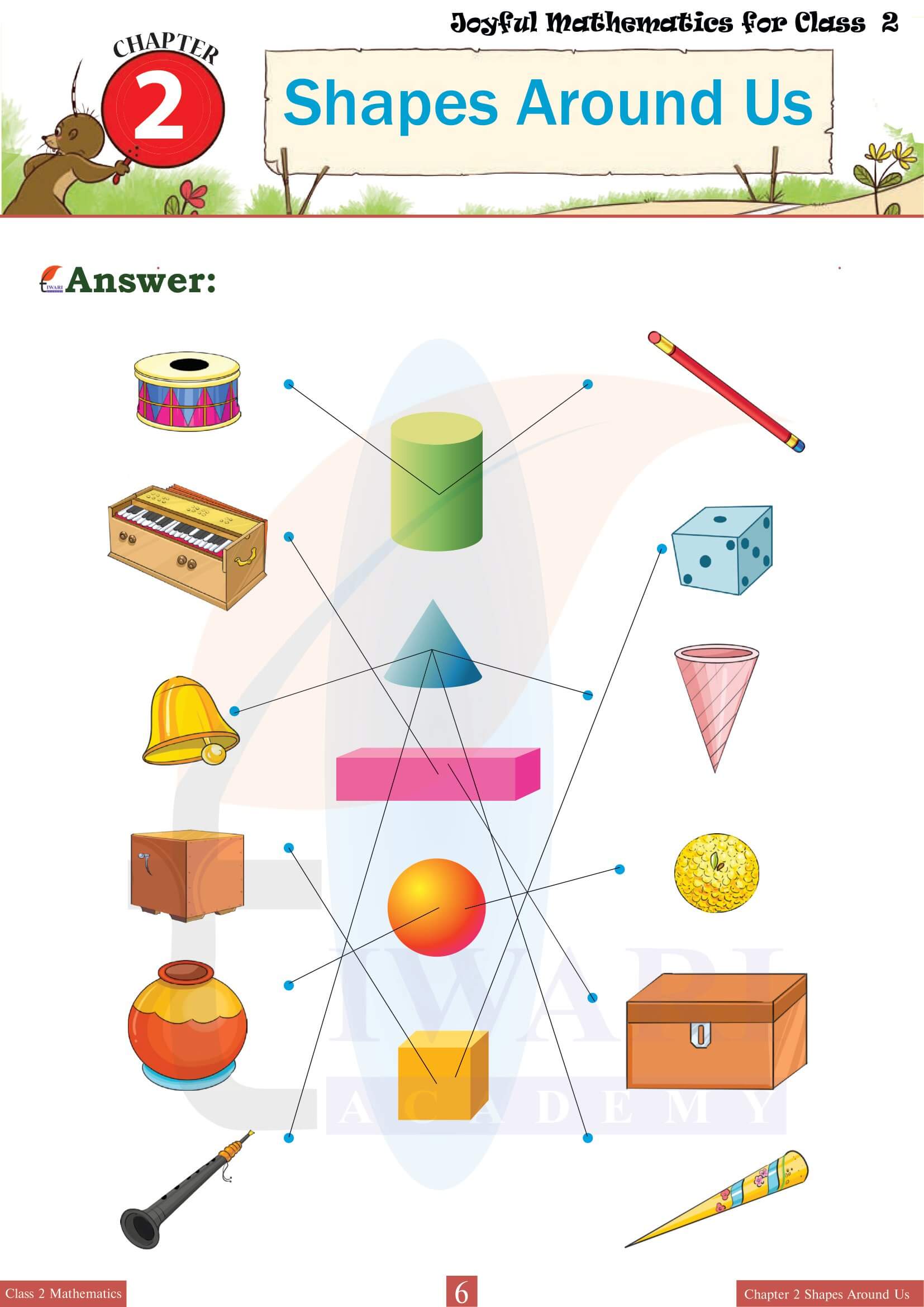 Class 2 Joyful Maths Chapter 2 Shapes Around Us