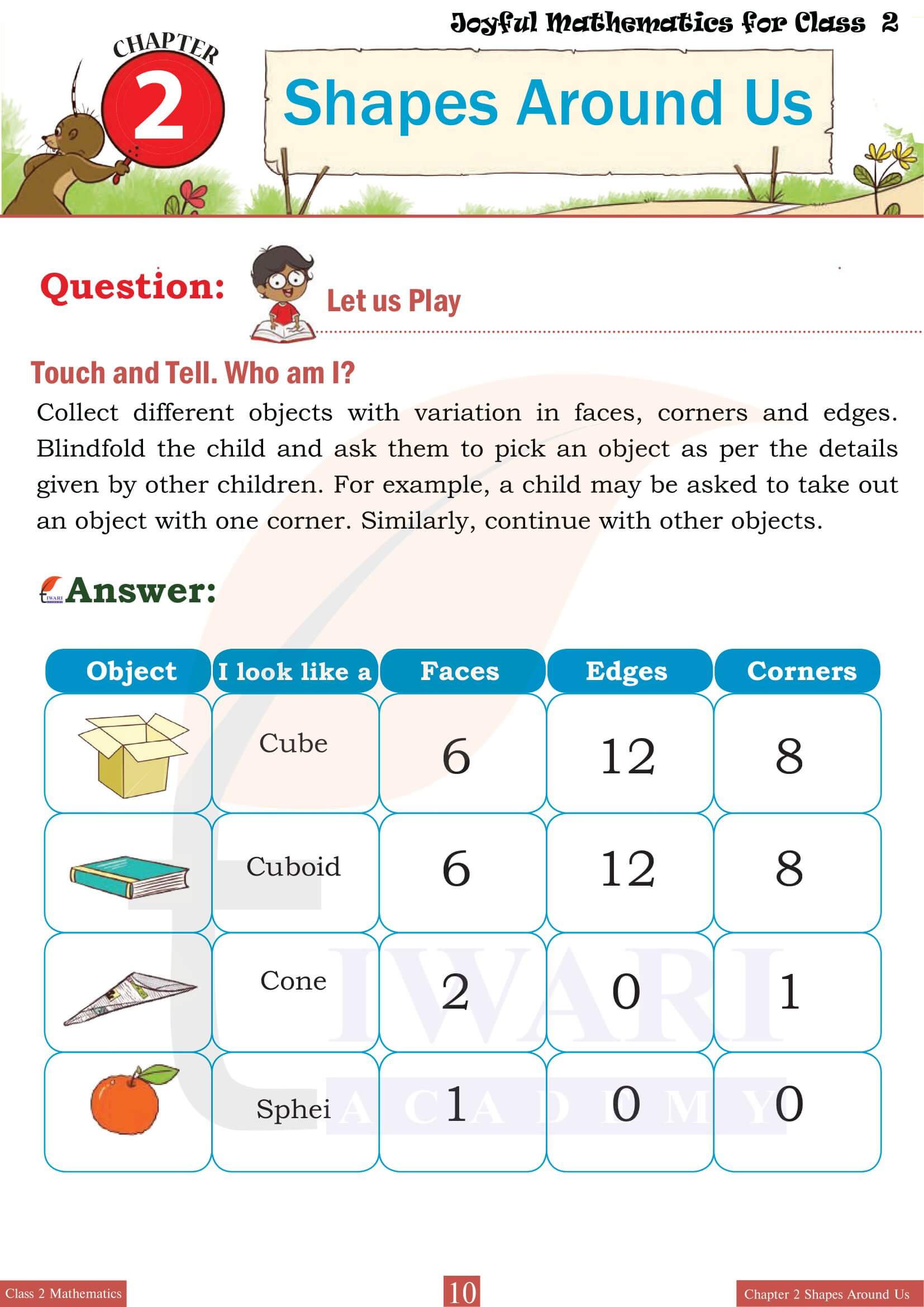 Class 2 Joyful Maths Chapter 2 Guide