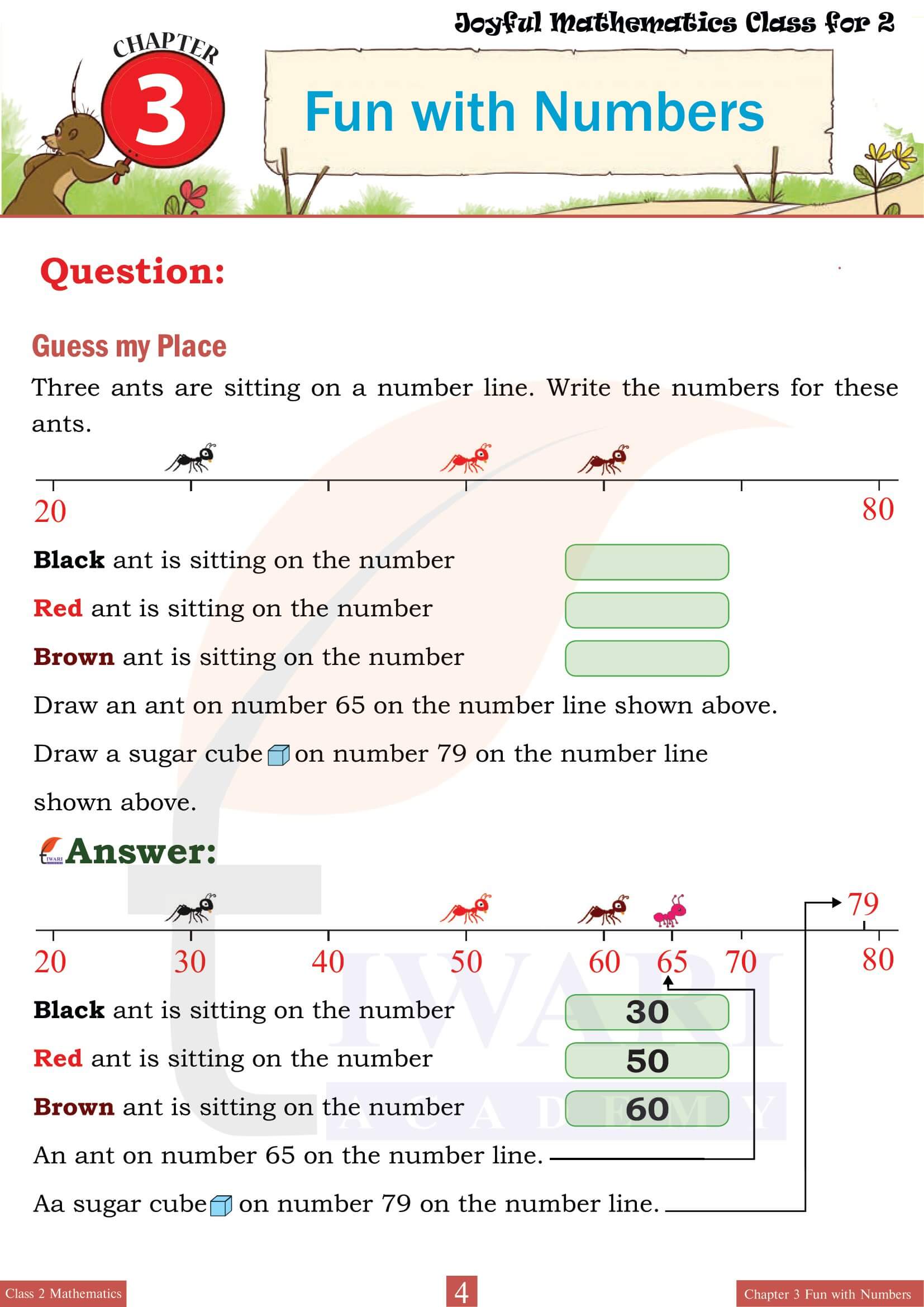 Class 2 Joyful Maths Chapter 3 Fun with Numbers