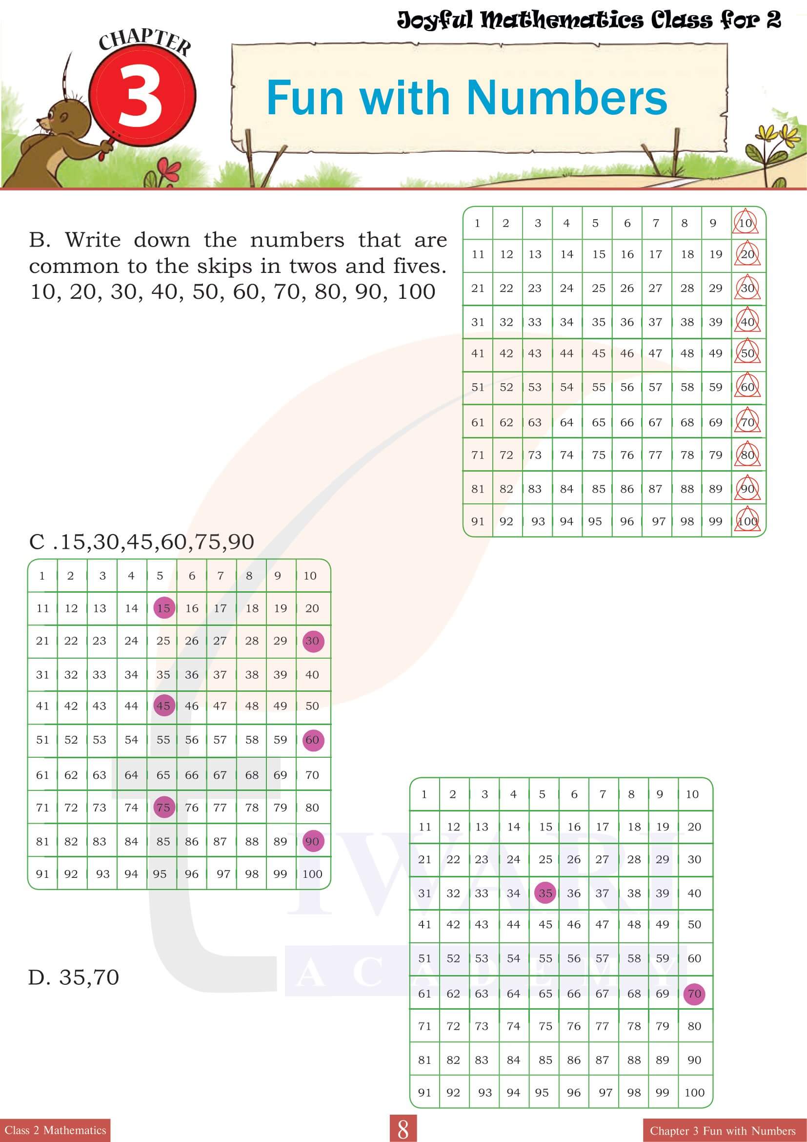 Class 2 Joyful Maths Chapter 3