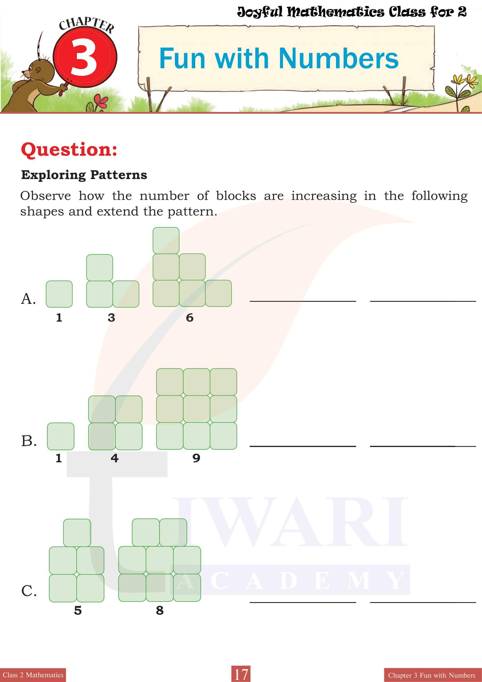 Class 2 Joyful Maths Chapter 3 Answer in English