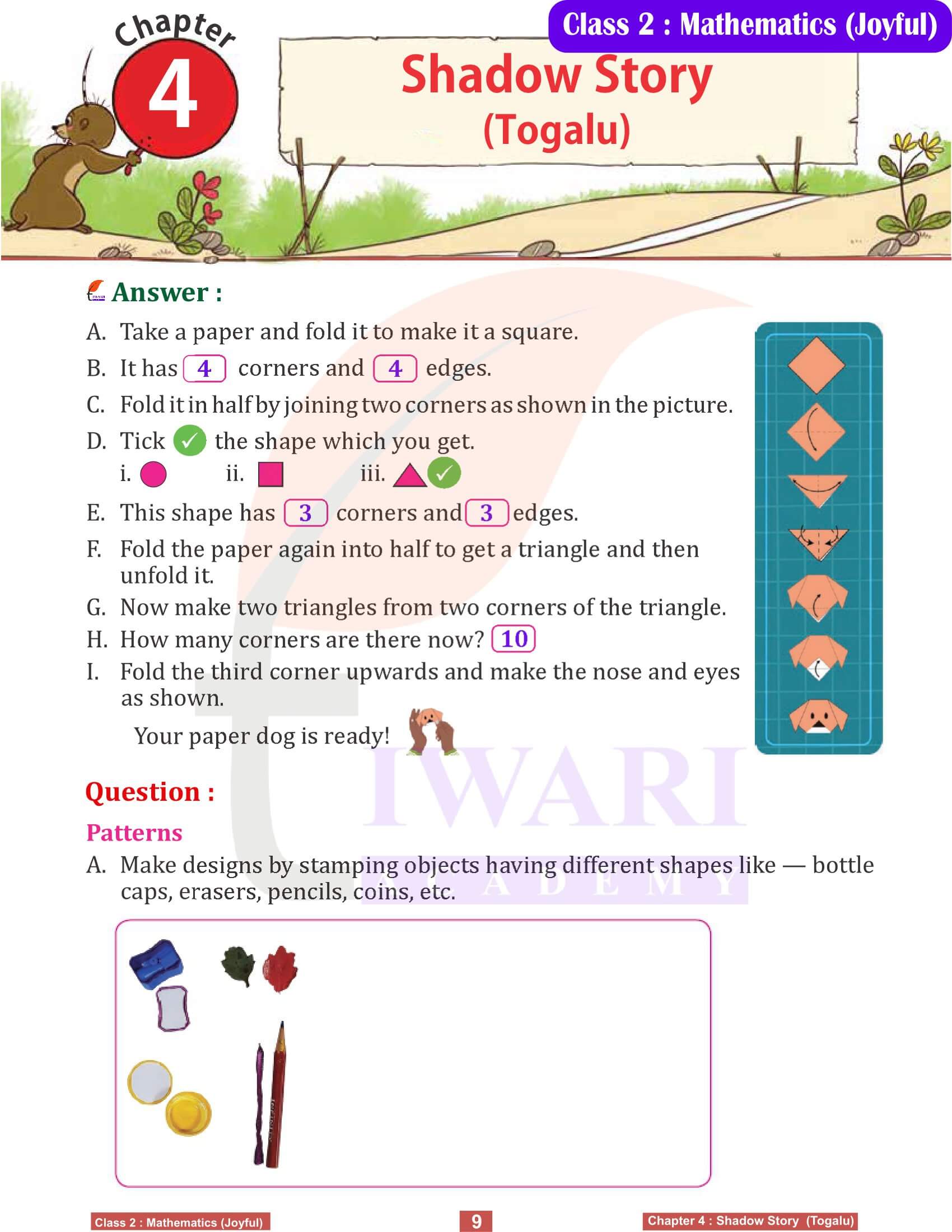 NCERT Solutions for Class 2 Joyful Maths Chapter 4 Answers