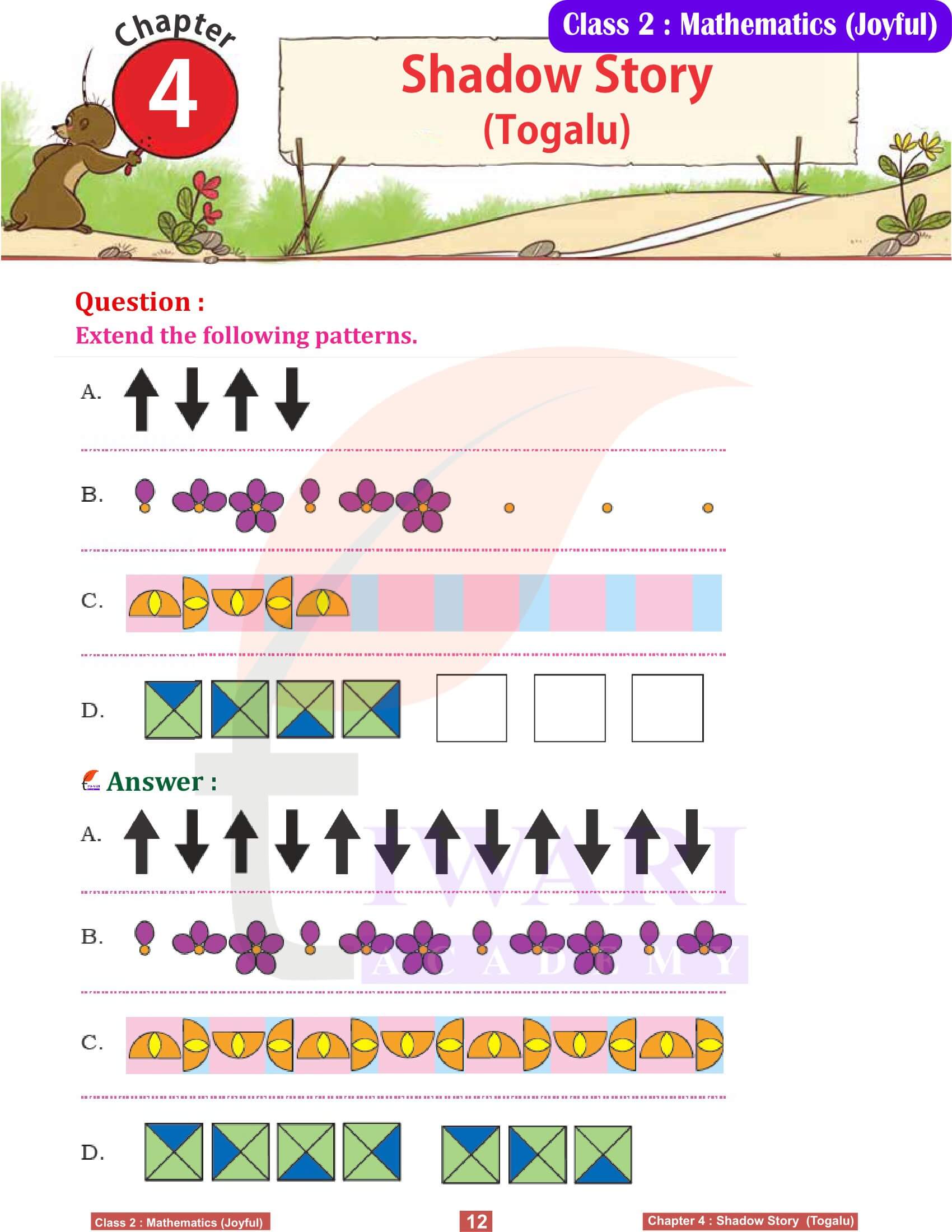 Class 2 Joyful Maths Chapter 4 Guide in English