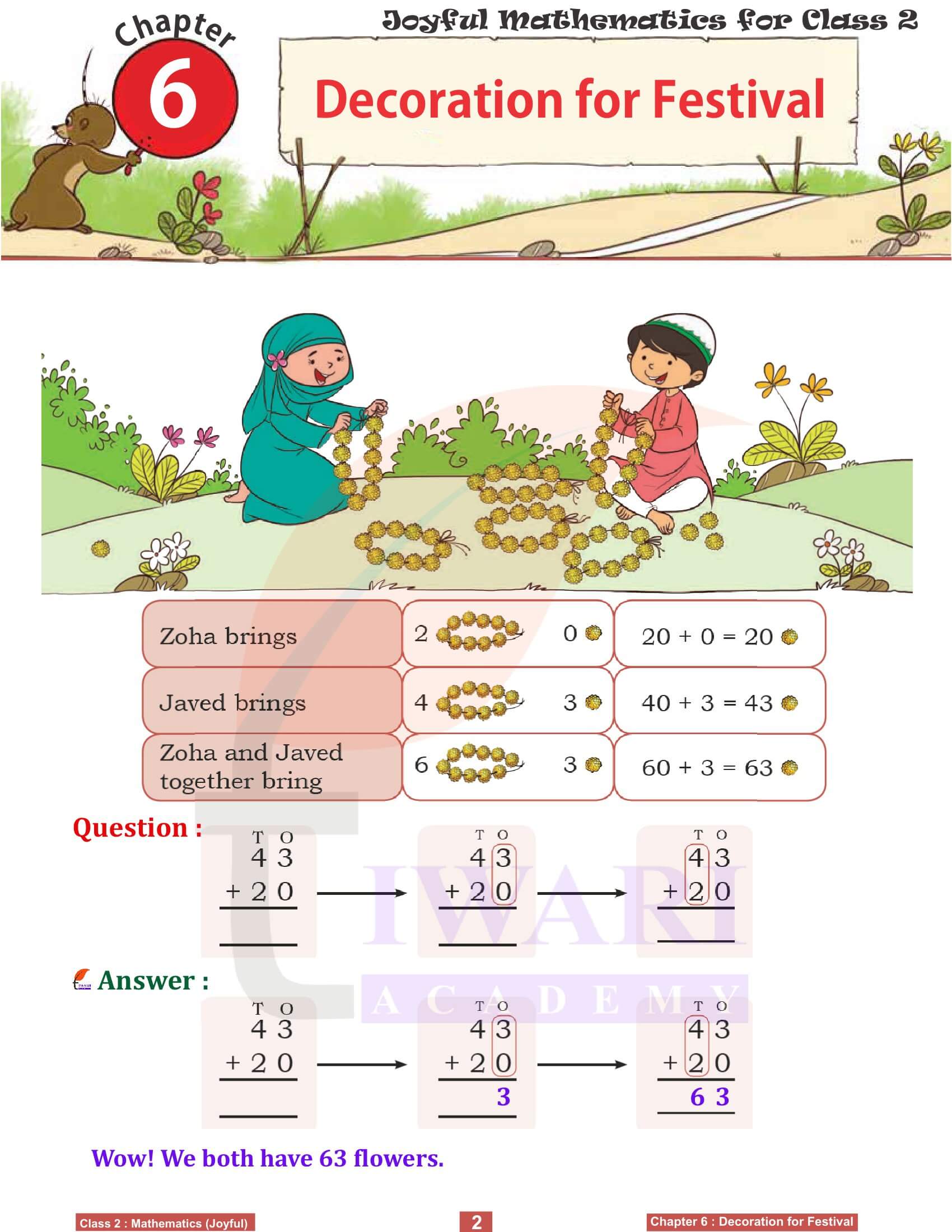 NCERT Solutions for Class 2 Joyful Maths Chapter 6