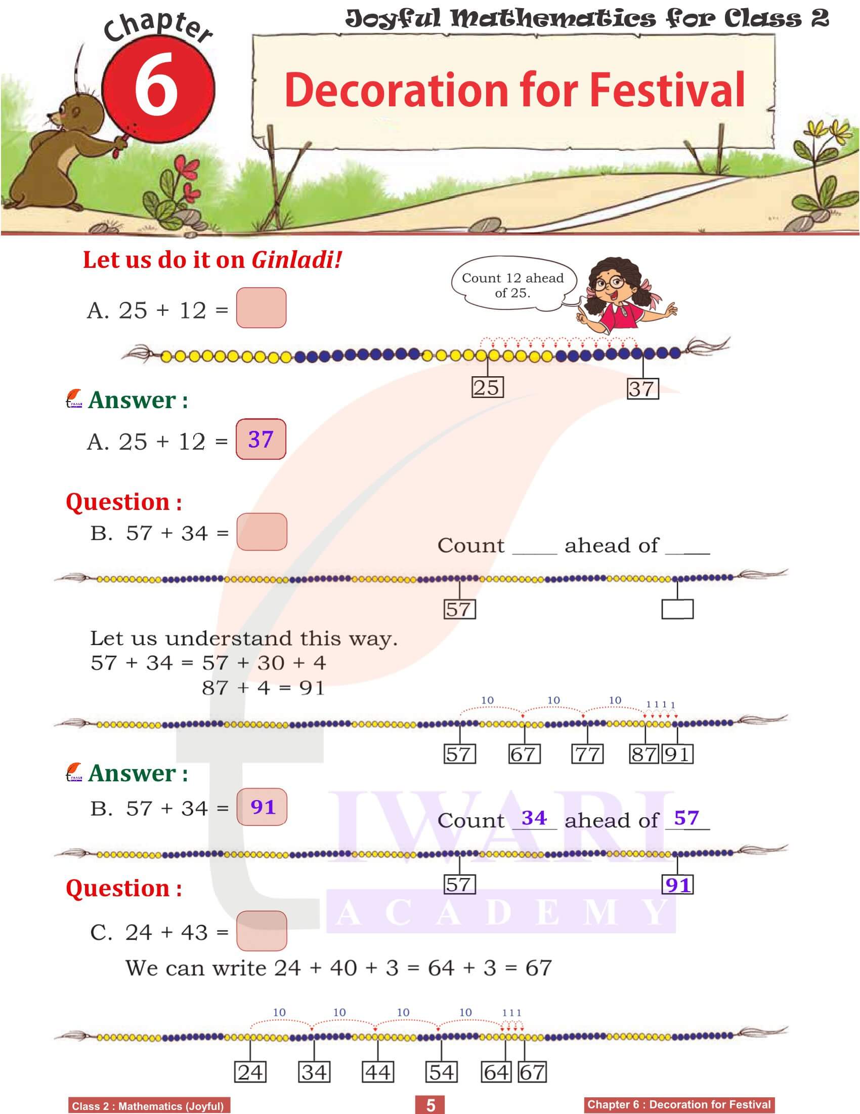 NCERT Solutions for Class 2 Joyful Maths Chapter 6