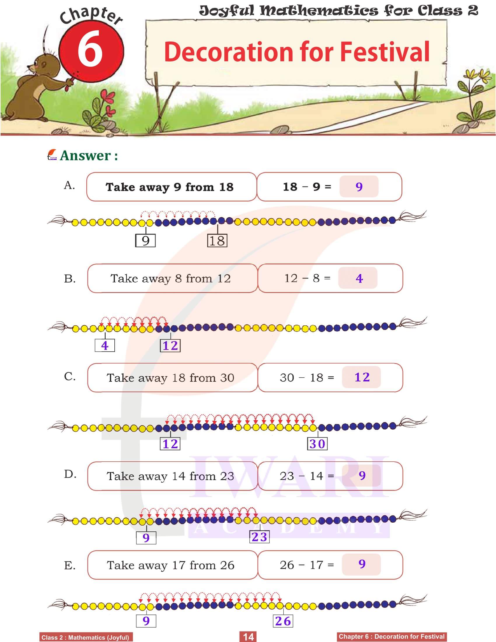 Class 2 Joyful Maths Chapter 6 in English Medium