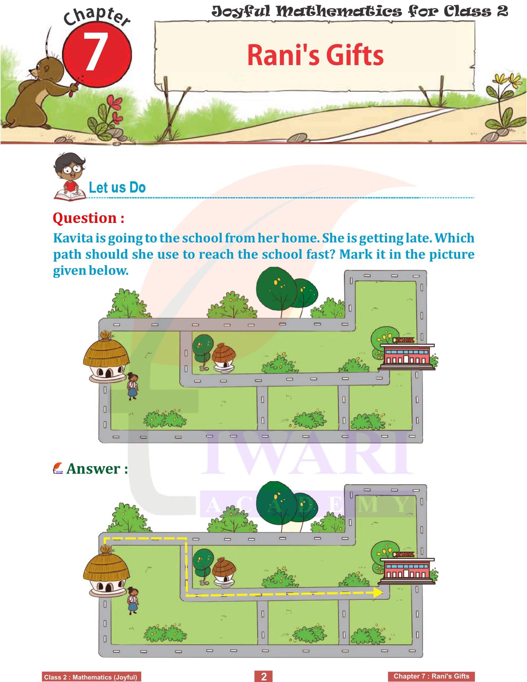 NCERT Solutions for Class 2 Joyful Maths Chapter 7