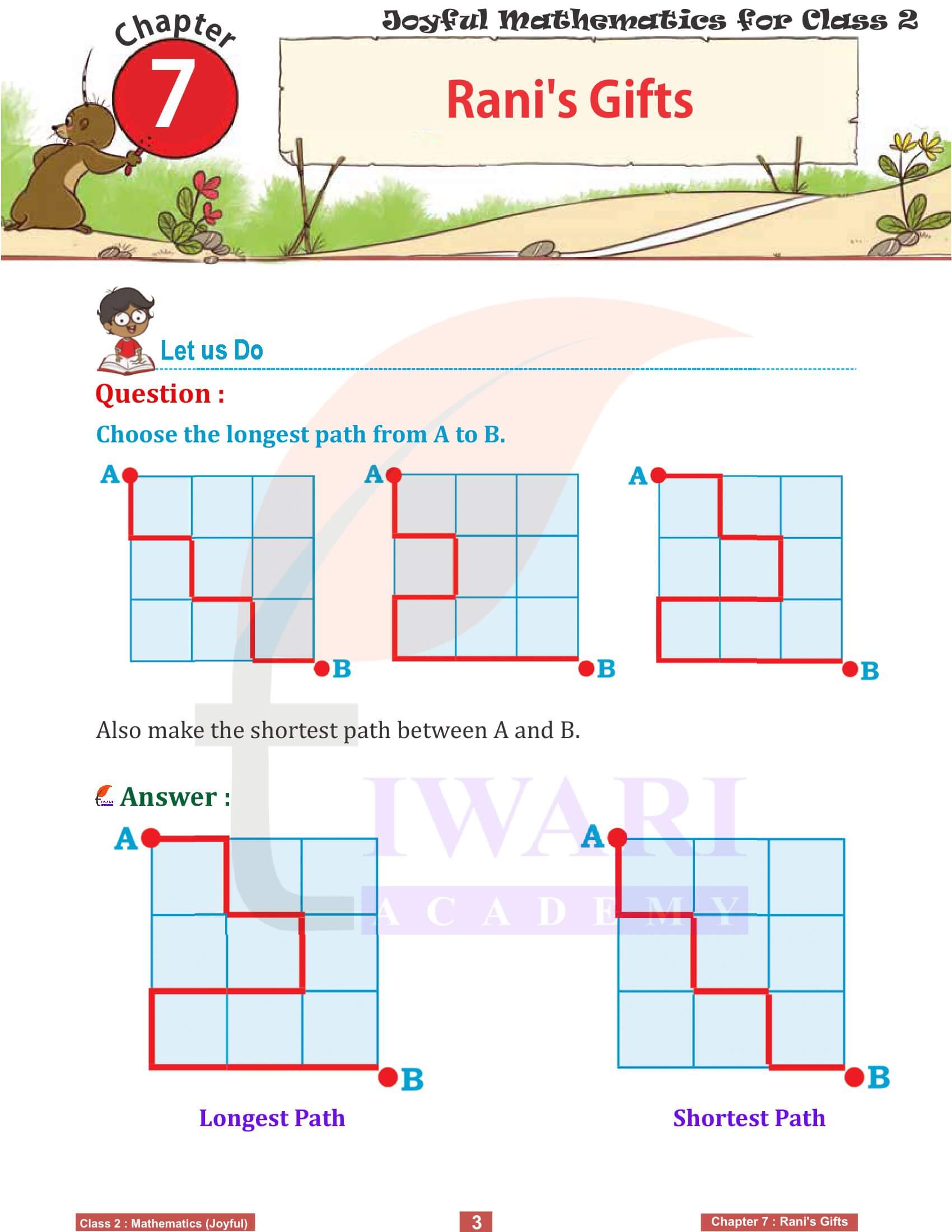 NCERT Solutions for Class 2 Joyful Maths Chapter 7 in English Medium