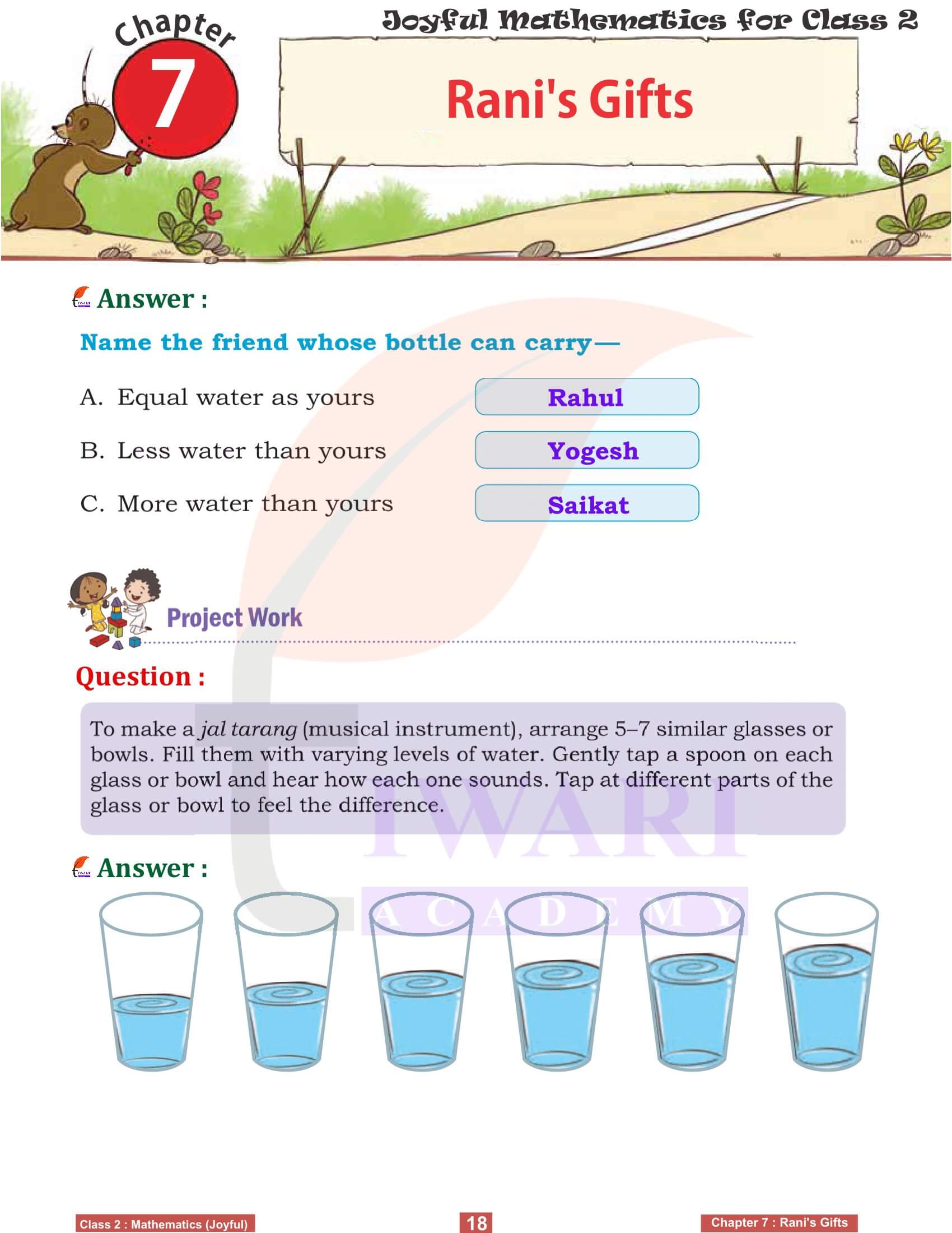 Class 2 Joyful Maths Chapter 7