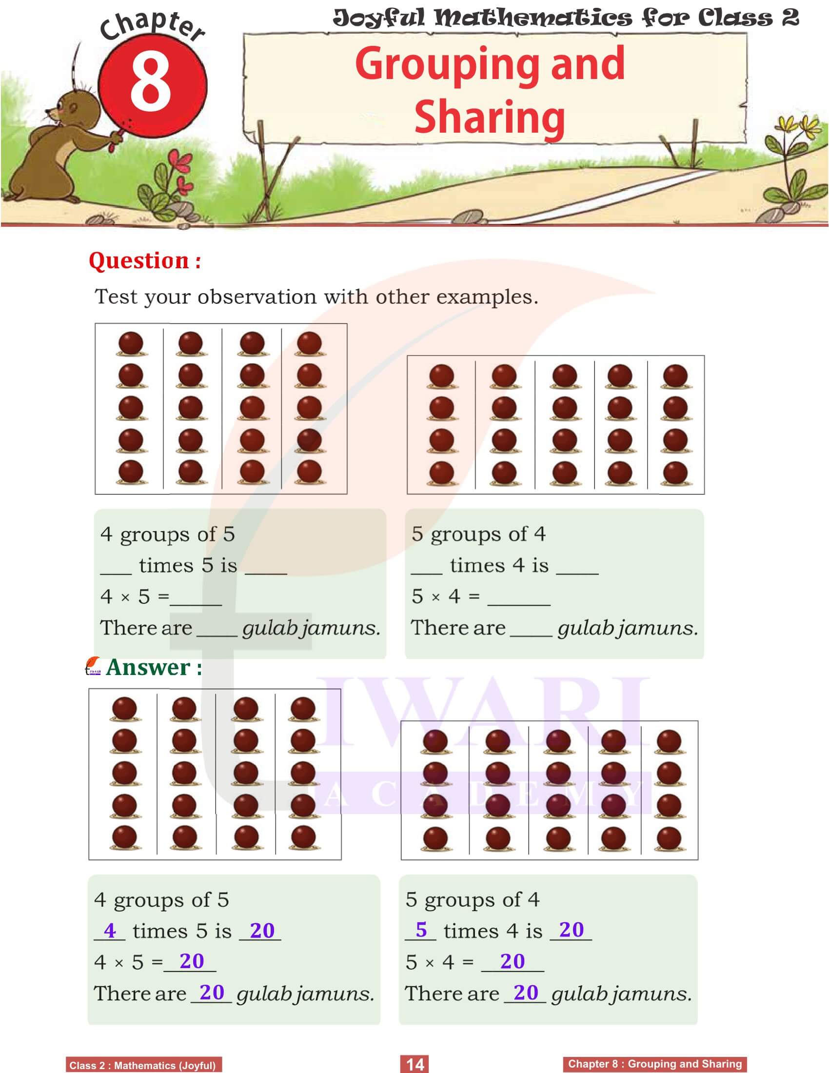 Class 2 Joyful Maths Chapter 8 NCERT Solutions