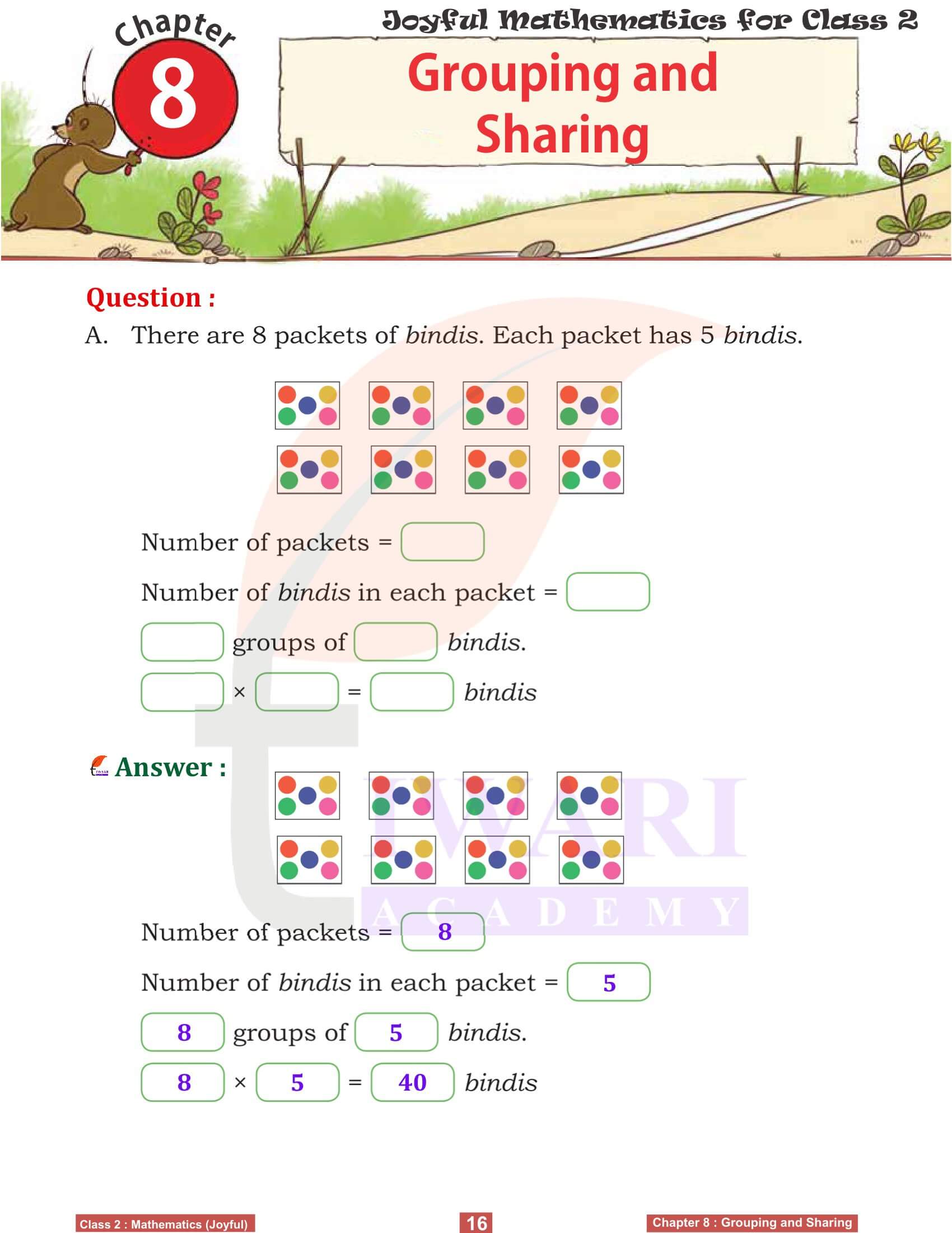 Class 2 Joyful Maths Chapter 8 Revision