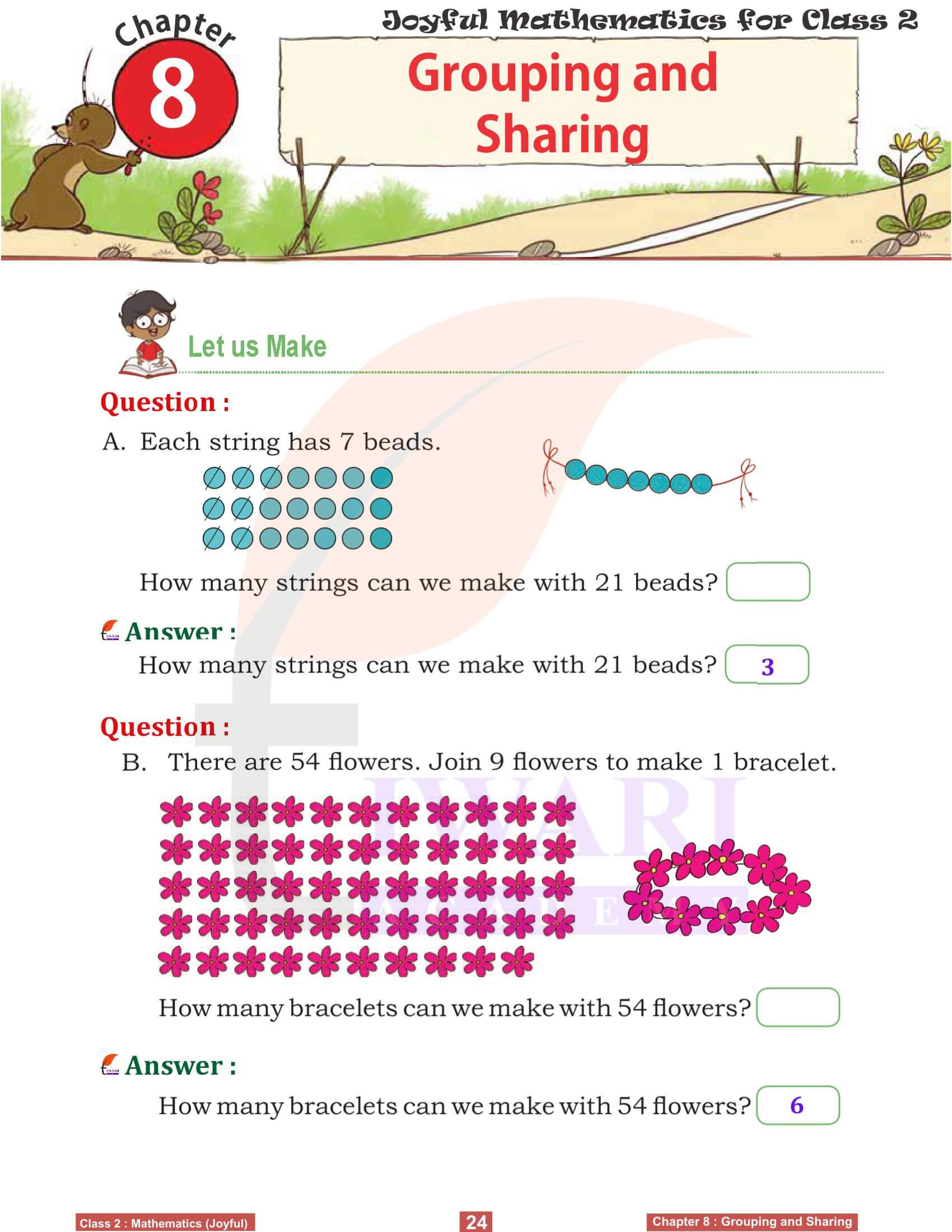 Class 2 Maths Chapter 8 Worksheet