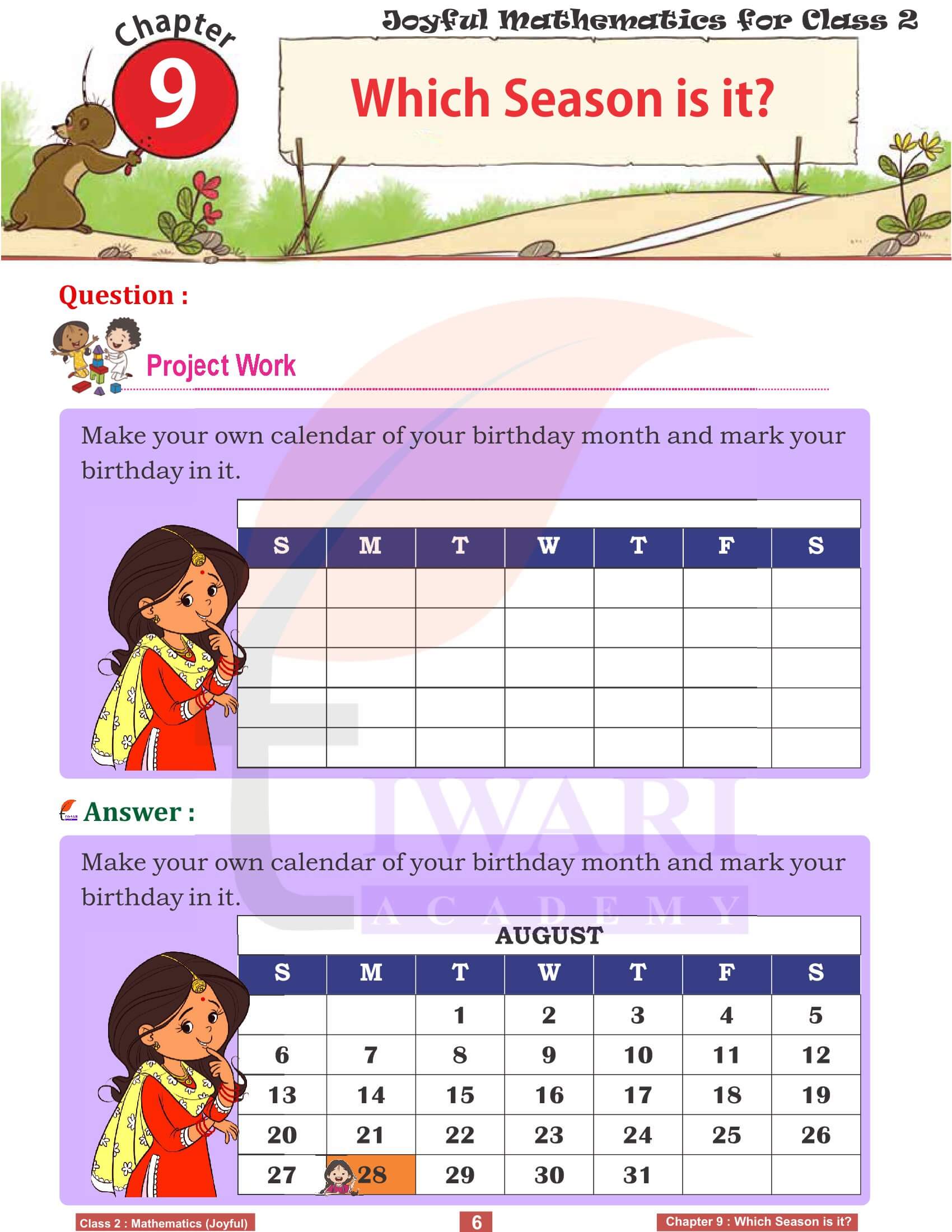 NCERT Solutions for Class 2 Joyful Maths Chapter 9 Guide in English