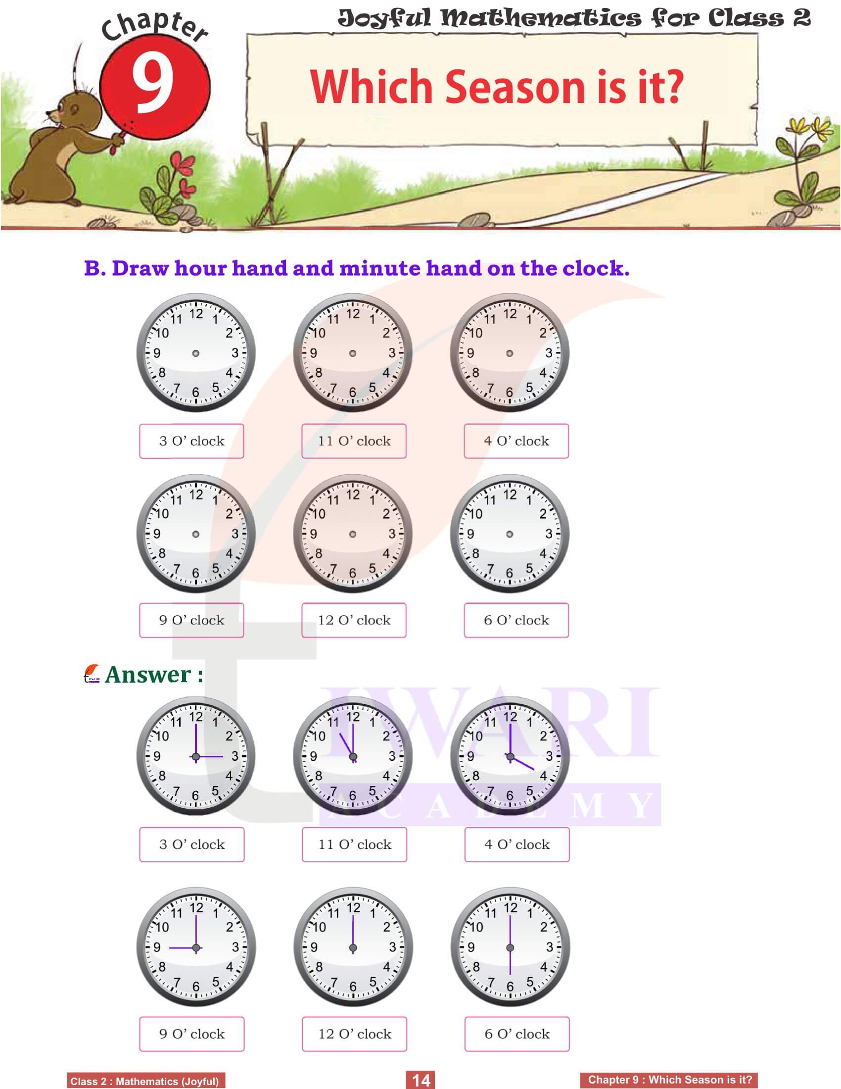 Class 2 Joyful Maths Chapter 9 Worksheets