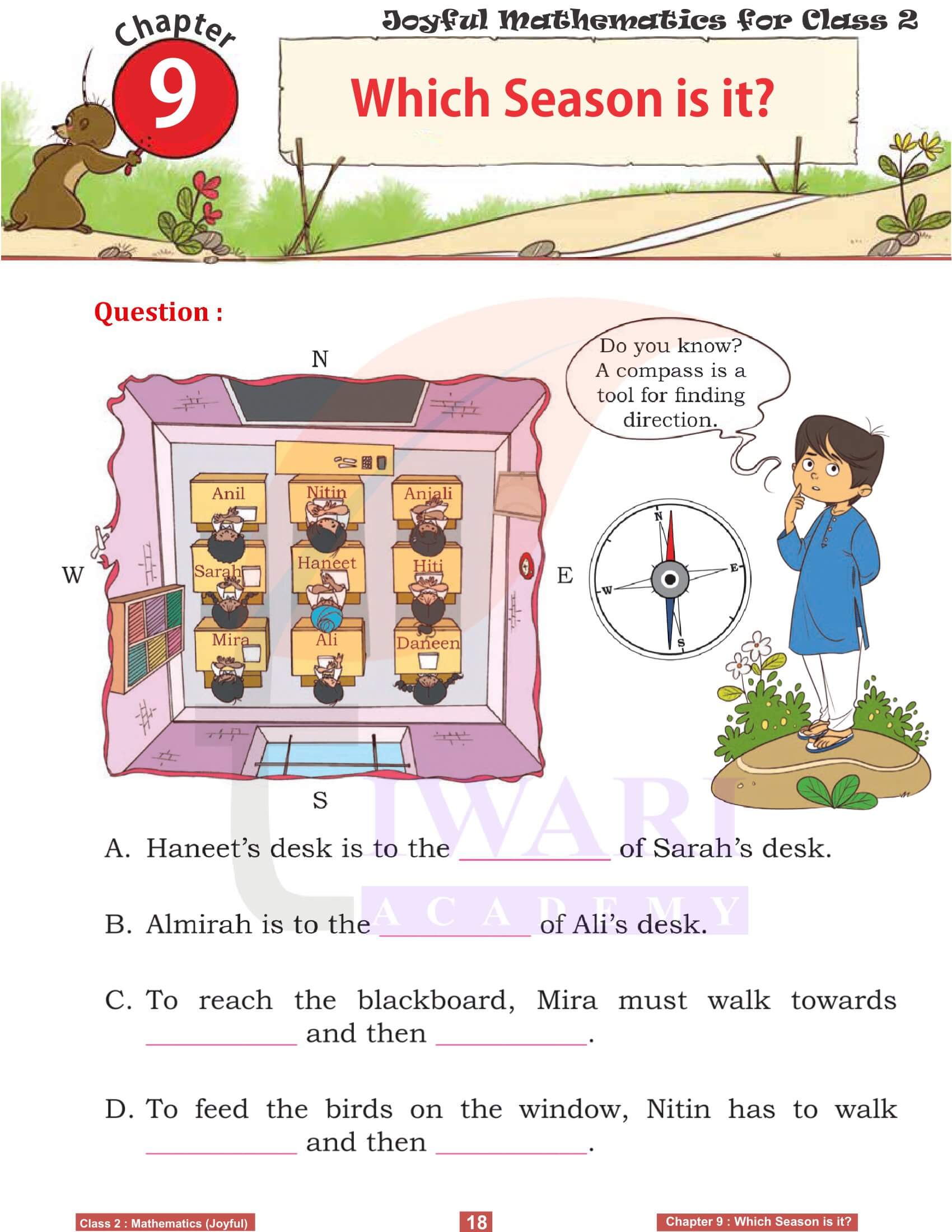 Class 2 Joyful Maths Chapter 9 Exercises Answer