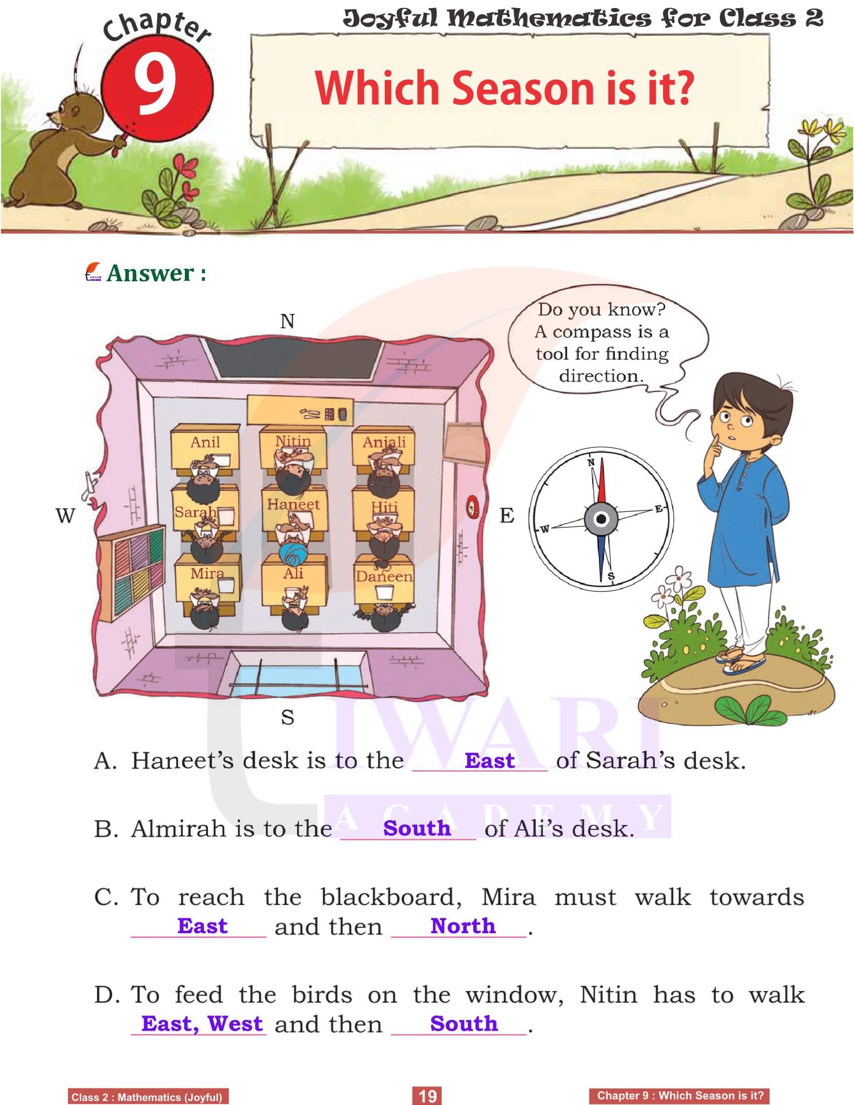 Class 2 Joyful Maths Chapter 9 NCERT Exercises Answers