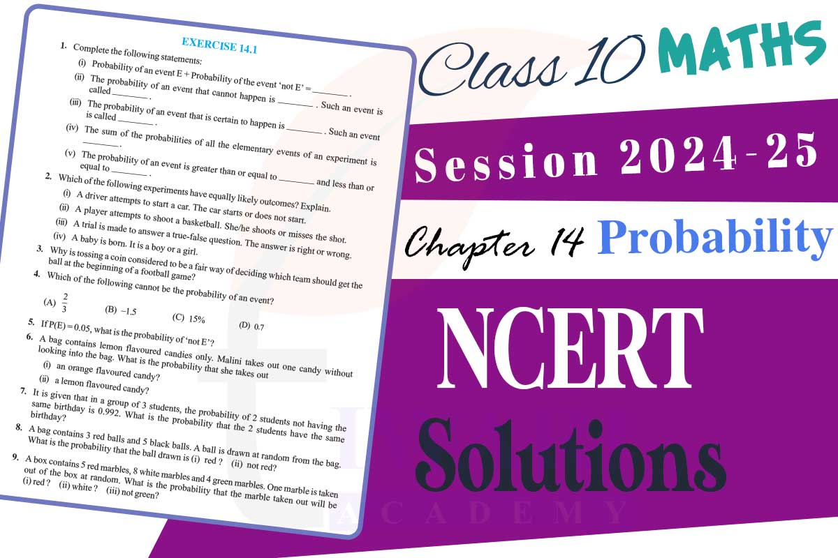 Class 10 Maths Chapter 14 Topics