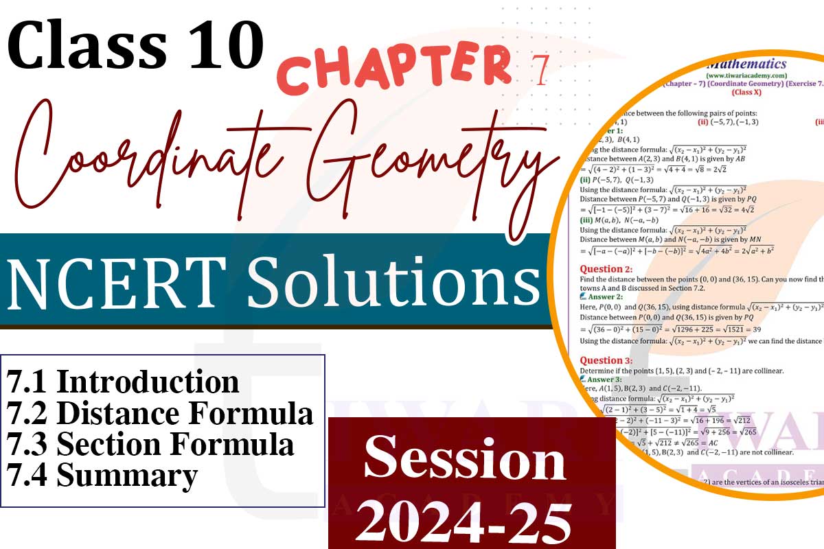 Class 10 Maths Chapter 7 Topics