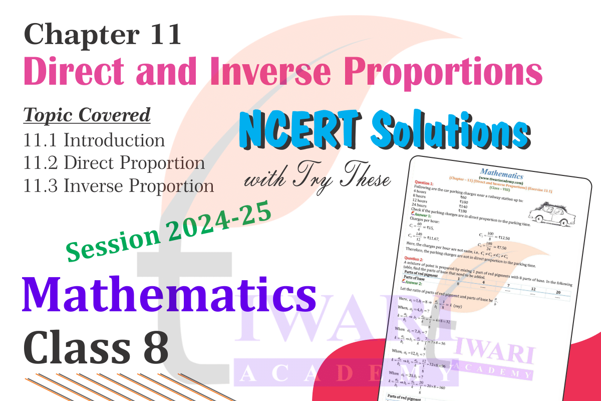 Class 8 Maths Chapter 11 Topics