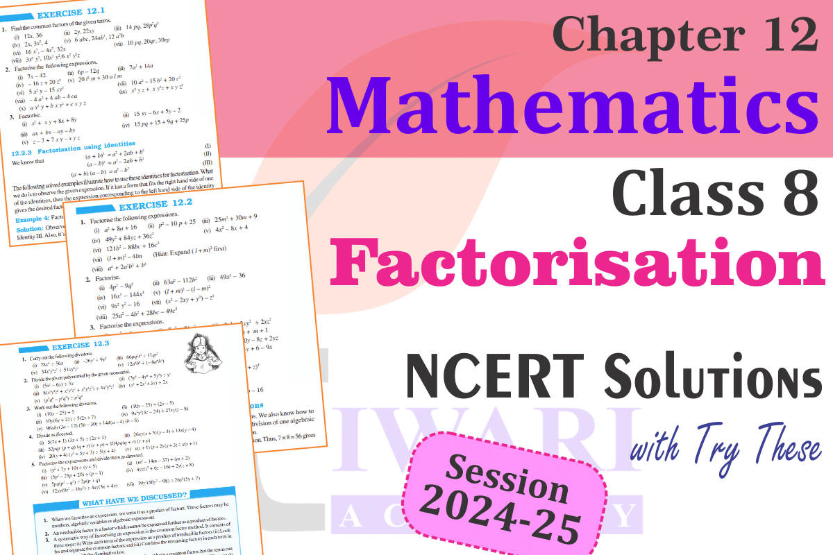 Class 8 Maths Chapter 12 Solutions