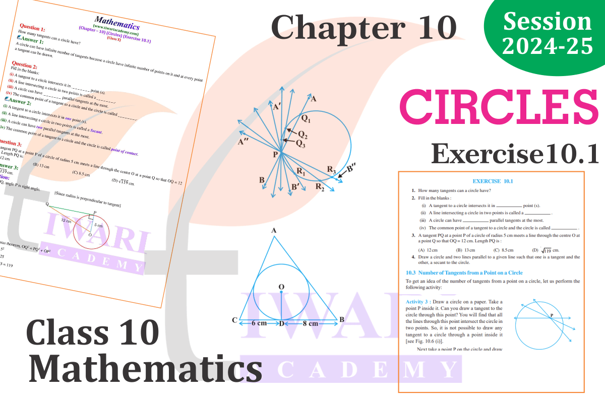Class 10 Maths Chapter 10 Exercise 10.1